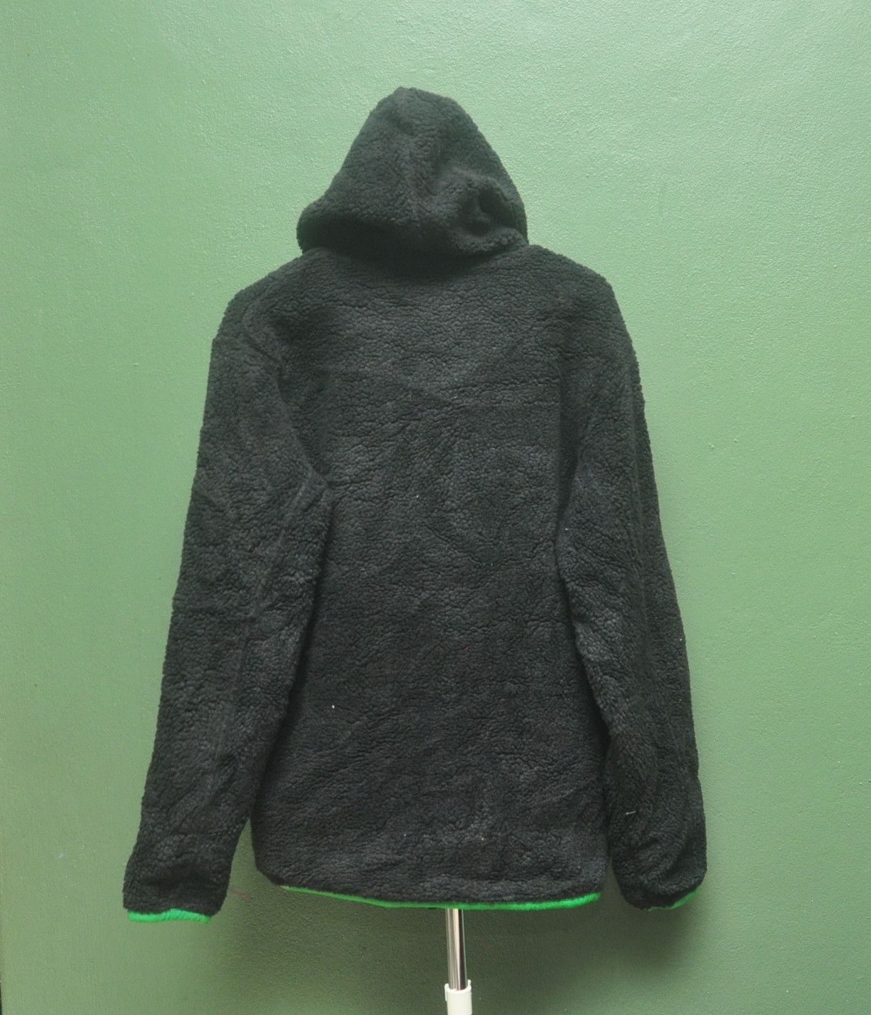 Japanese Brand × Vintage Vintage Real Bvoice Pocket Black Green Sweater Hoodie Size US L / EU 52-54 / 3 - 2 Thumbnail