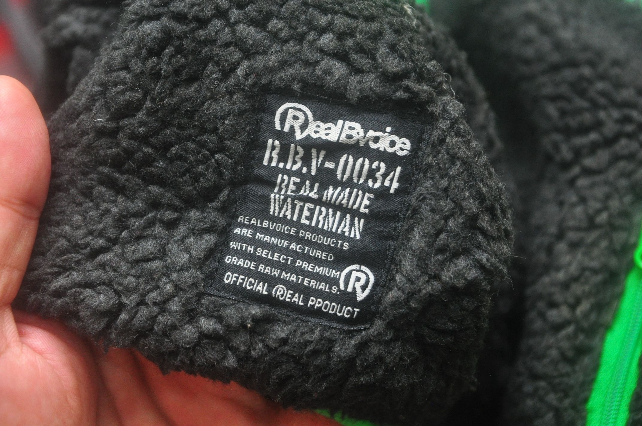 Japanese Brand × Vintage Vintage Real Bvoice Pocket Black Green Sweater Hoodie Size US L / EU 52-54 / 3 - 7 Thumbnail