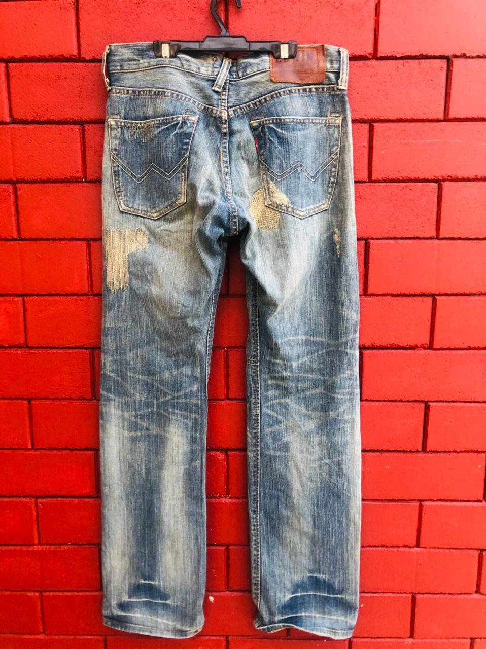 Edwin × Japanese Brand Vintage Edwin Distressed Japanese Designer Fashion Style Size US 32 / EU 48 - 2 Thumbnail