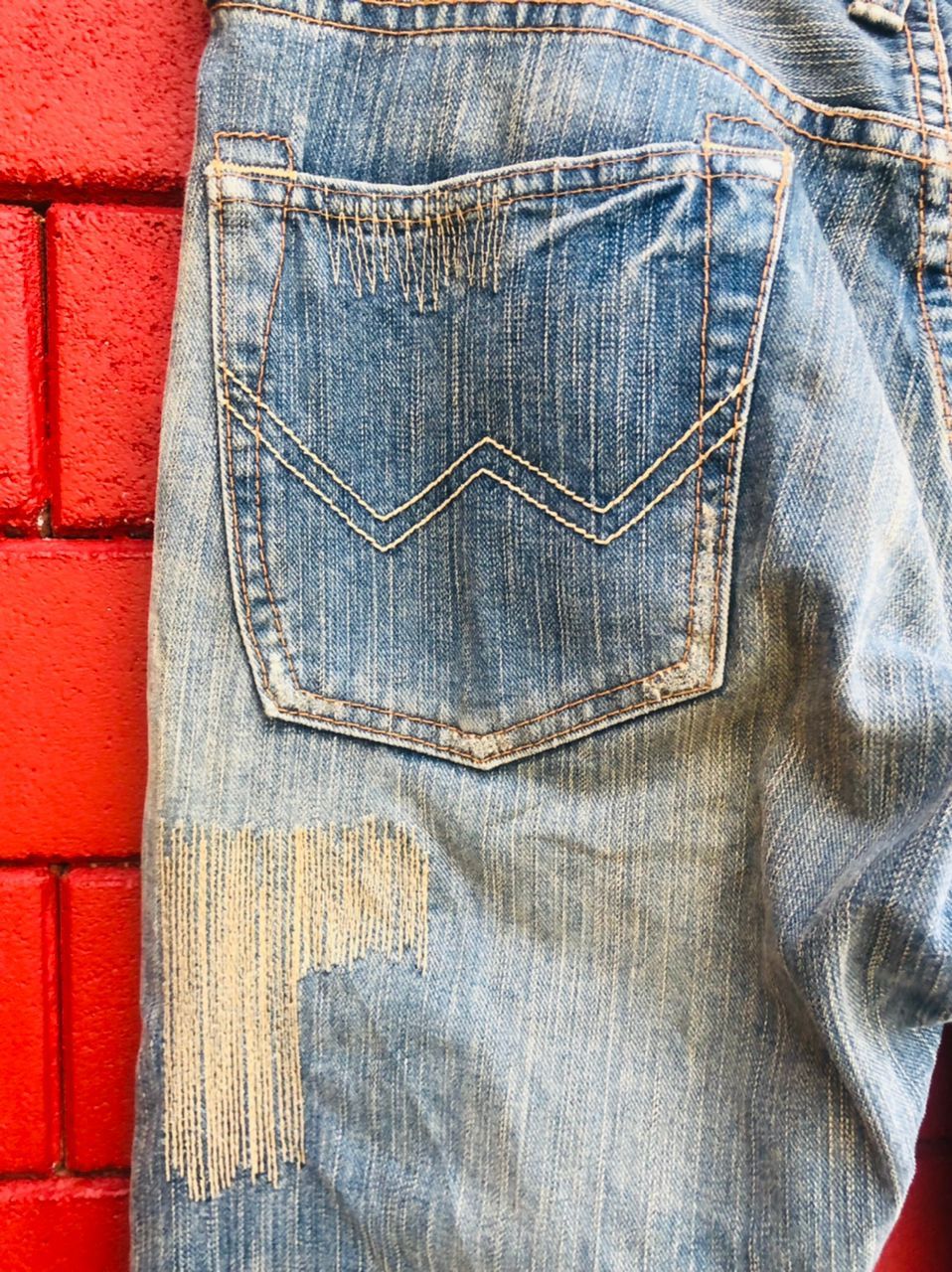 Edwin × Japanese Brand Vintage Edwin Distressed Japanese Designer Fashion Style Size US 32 / EU 48 - 12 Thumbnail