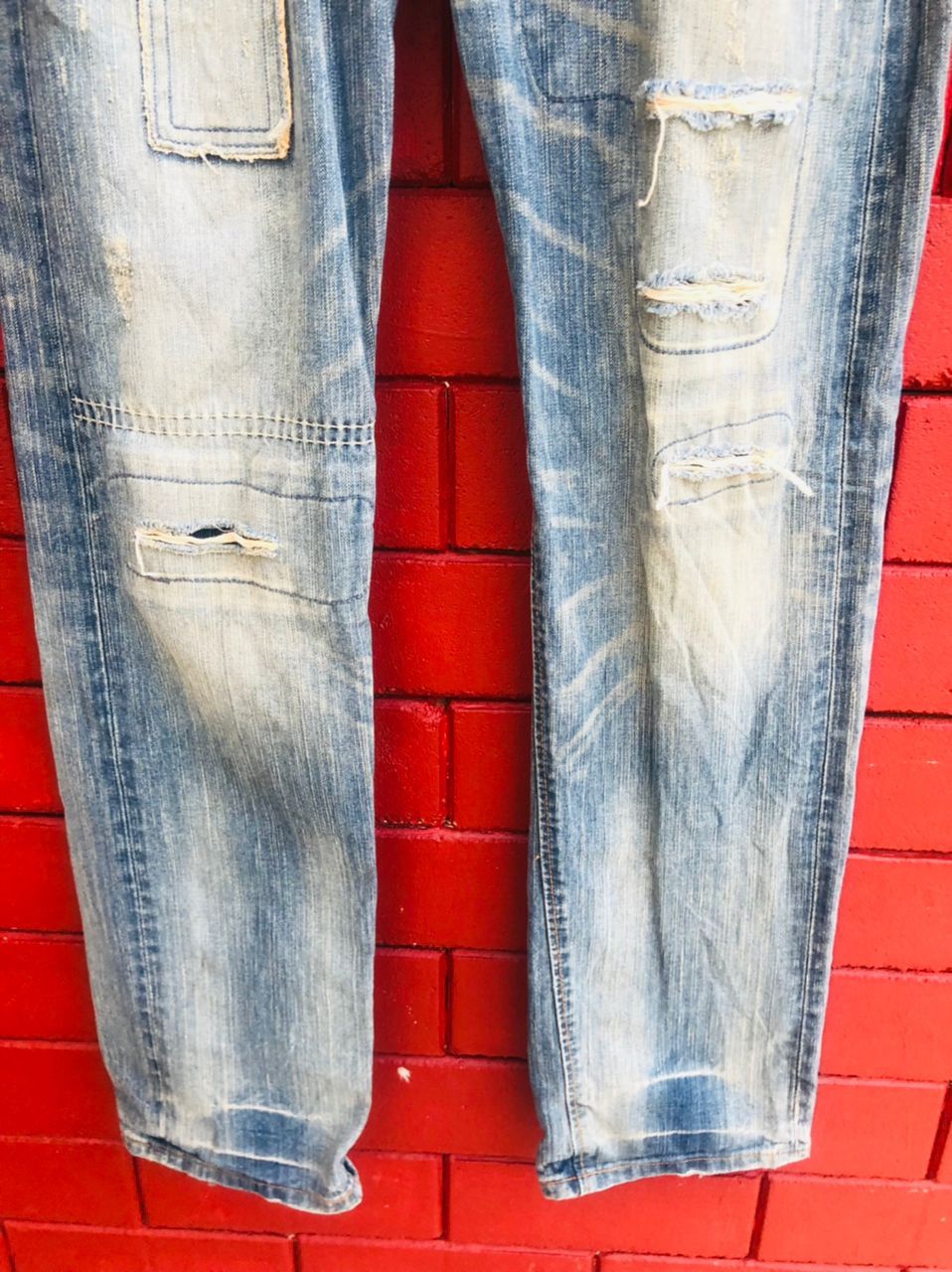 Edwin × Japanese Brand Vintage Edwin Distressed Japanese Designer Fashion Style Size US 32 / EU 48 - 4 Thumbnail