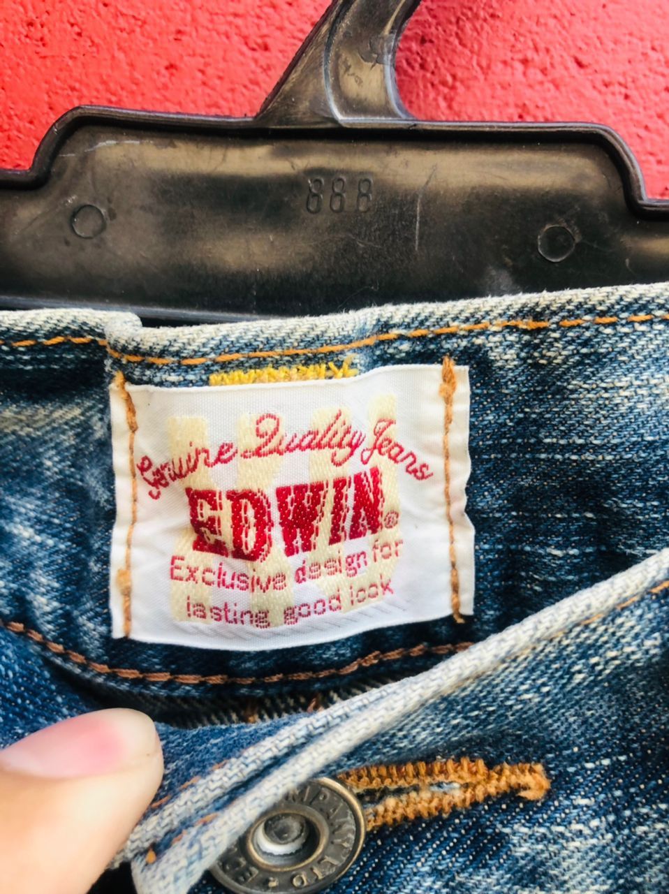 Edwin × Japanese Brand Vintage Edwin Distressed Japanese Designer Fashion Style Size US 32 / EU 48 - 10 Thumbnail