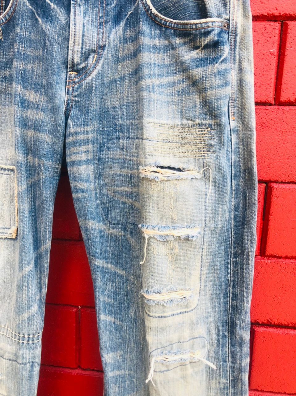 Edwin × Japanese Brand Vintage Edwin Distressed Japanese Designer Fashion Style Size US 32 / EU 48 - 8 Thumbnail