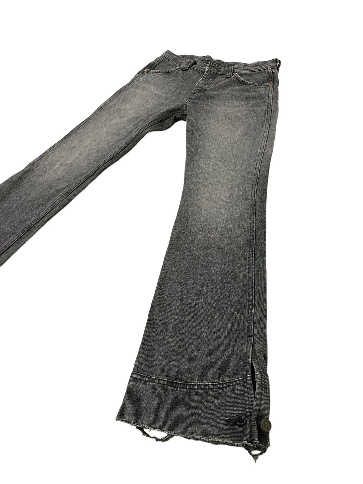 Japanese Brand Flare Jeans Vtg Lee Japan Faded Denim Boot Cut 7🟦 Size US 29 - 3 Thumbnail