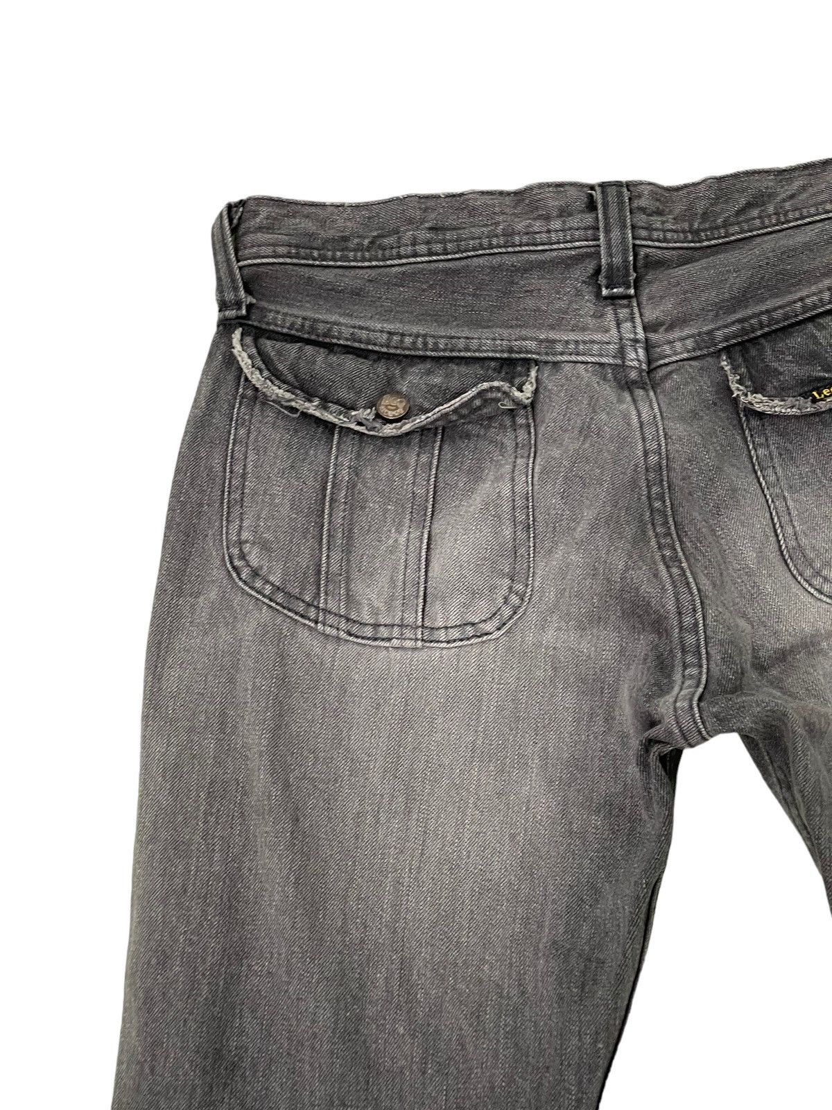 Japanese Brand Flare Jeans Vtg Lee Japan Faded Denim Boot Cut 7🟦 Size US 29 - 18 Thumbnail