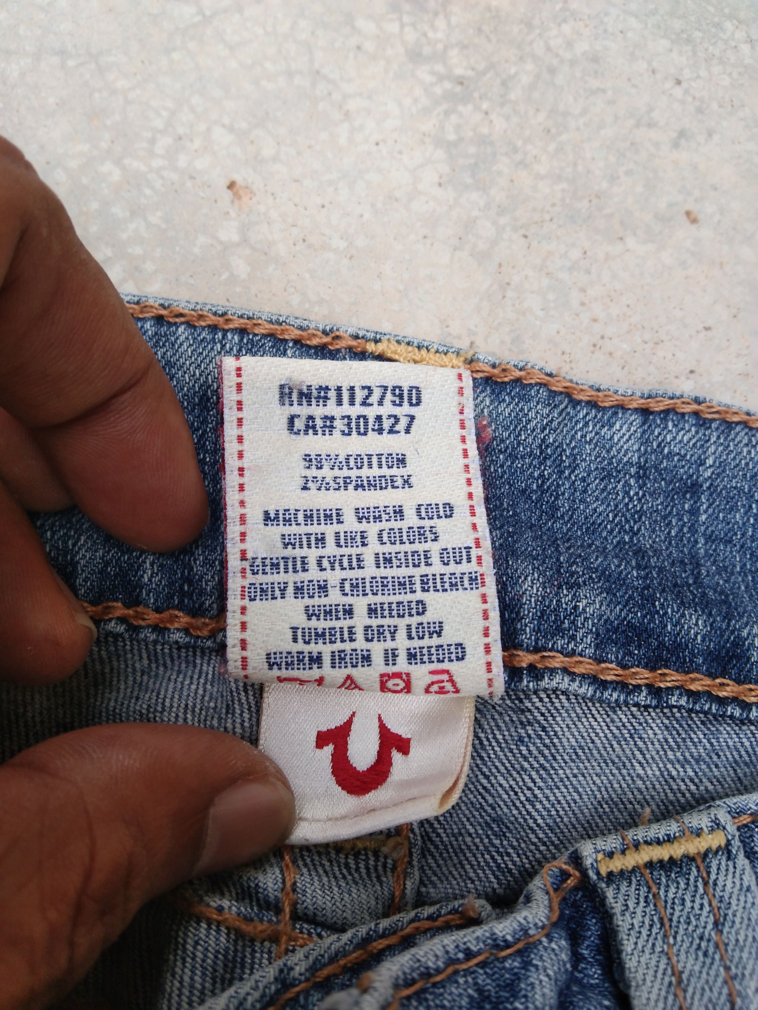 True Religion Vintage True Religion Jeans Boot Cut Made In USA 26x32 Size US 26 / EU 42 - 6 Thumbnail
