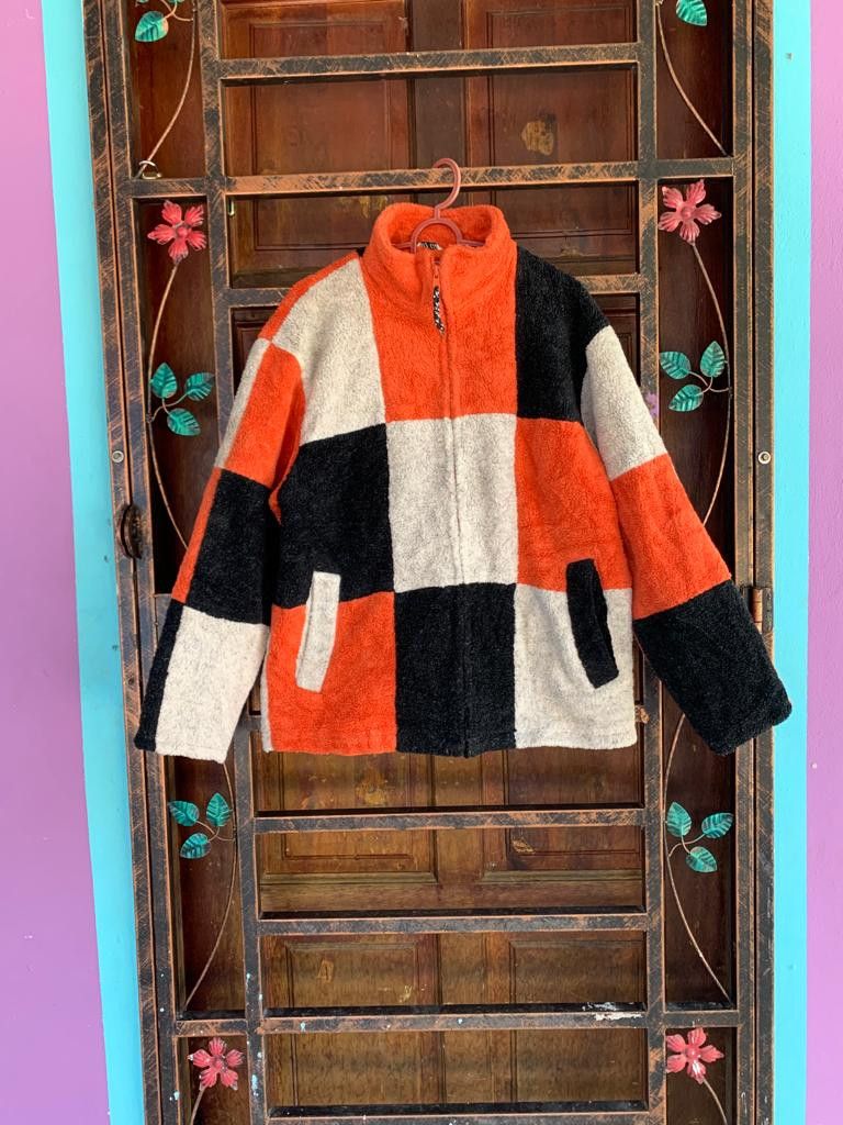 Japanese Brand × Vintage Vintage Ivory Class Sherpa Jacket Multicolour Size US L / EU 52-54 / 3 - 1 Thumbnail