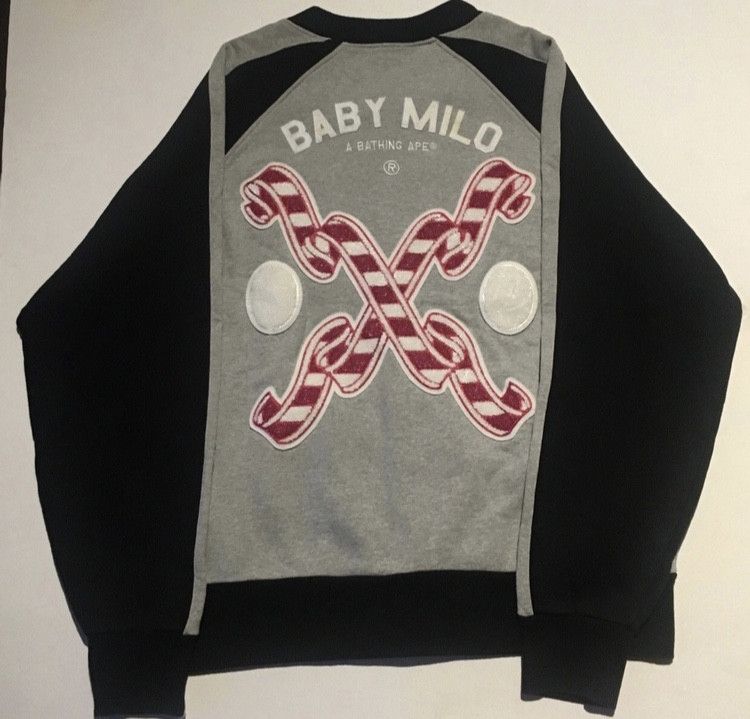 Bape Bape Baby Milo varsity bomber jacket Size US XL / EU 56 / 4 - 2 Thumbnail
