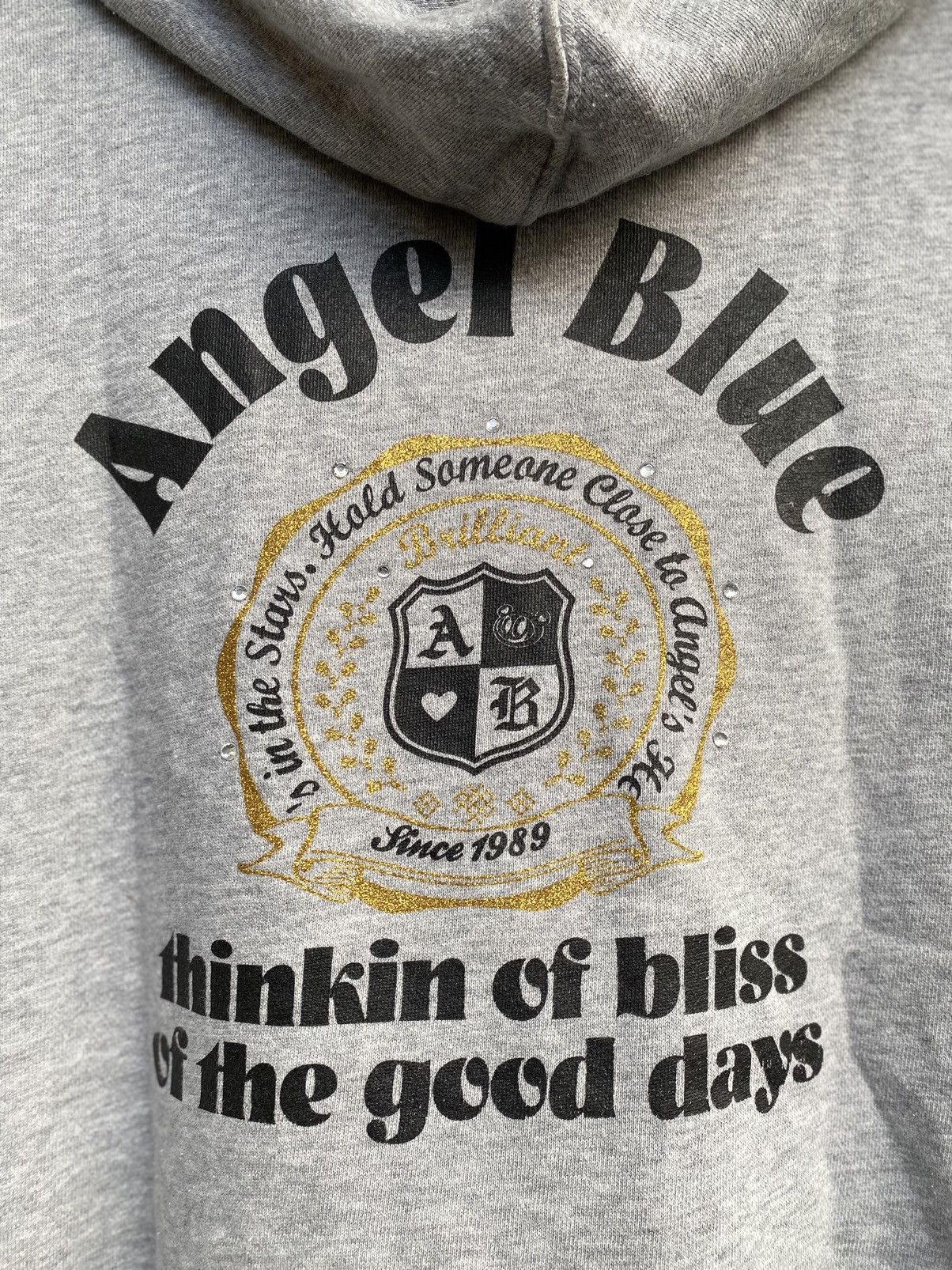 20471120 × Angel Blue × Beauty Beast Y2K Angel Blue Japanese Brand Zip Hoodie Size US M / EU 48-50 / 2 - 4 Thumbnail