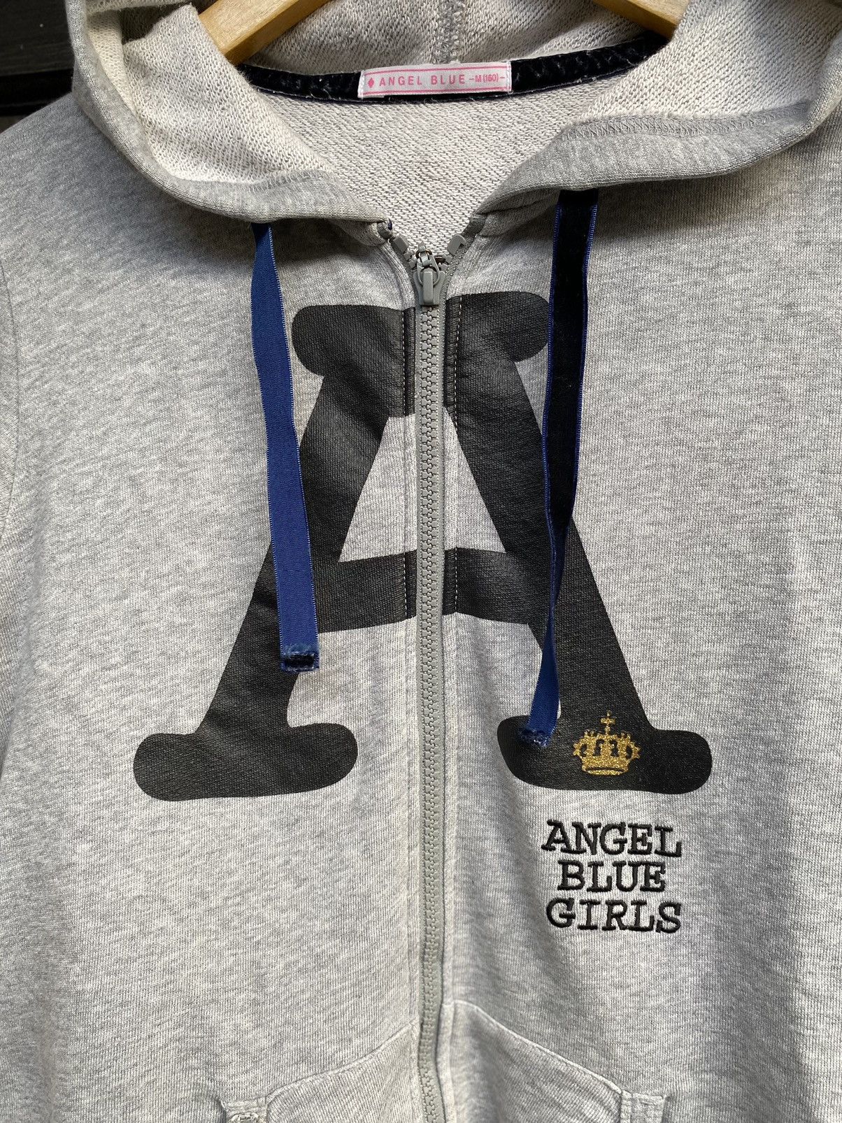 20471120 × Angel Blue × Beauty Beast Y2K Angel Blue Japanese Brand Zip Hoodie Size US M / EU 48-50 / 2 - 3 Thumbnail