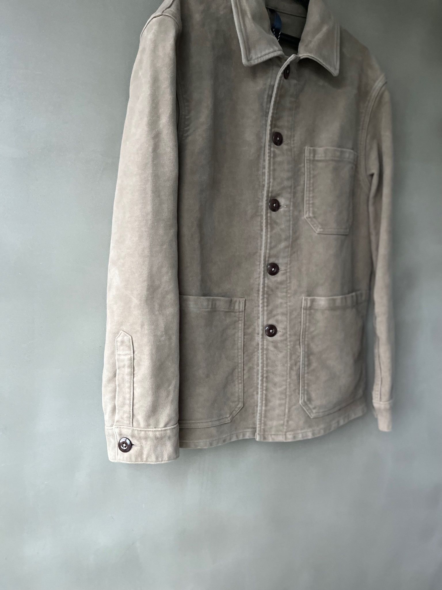 Slowear MONTEDORO Italy Incotex Slowear Giacca Uomo Moleskine Jacket Size US S / EU 44-46 / 1 - 11 Thumbnail