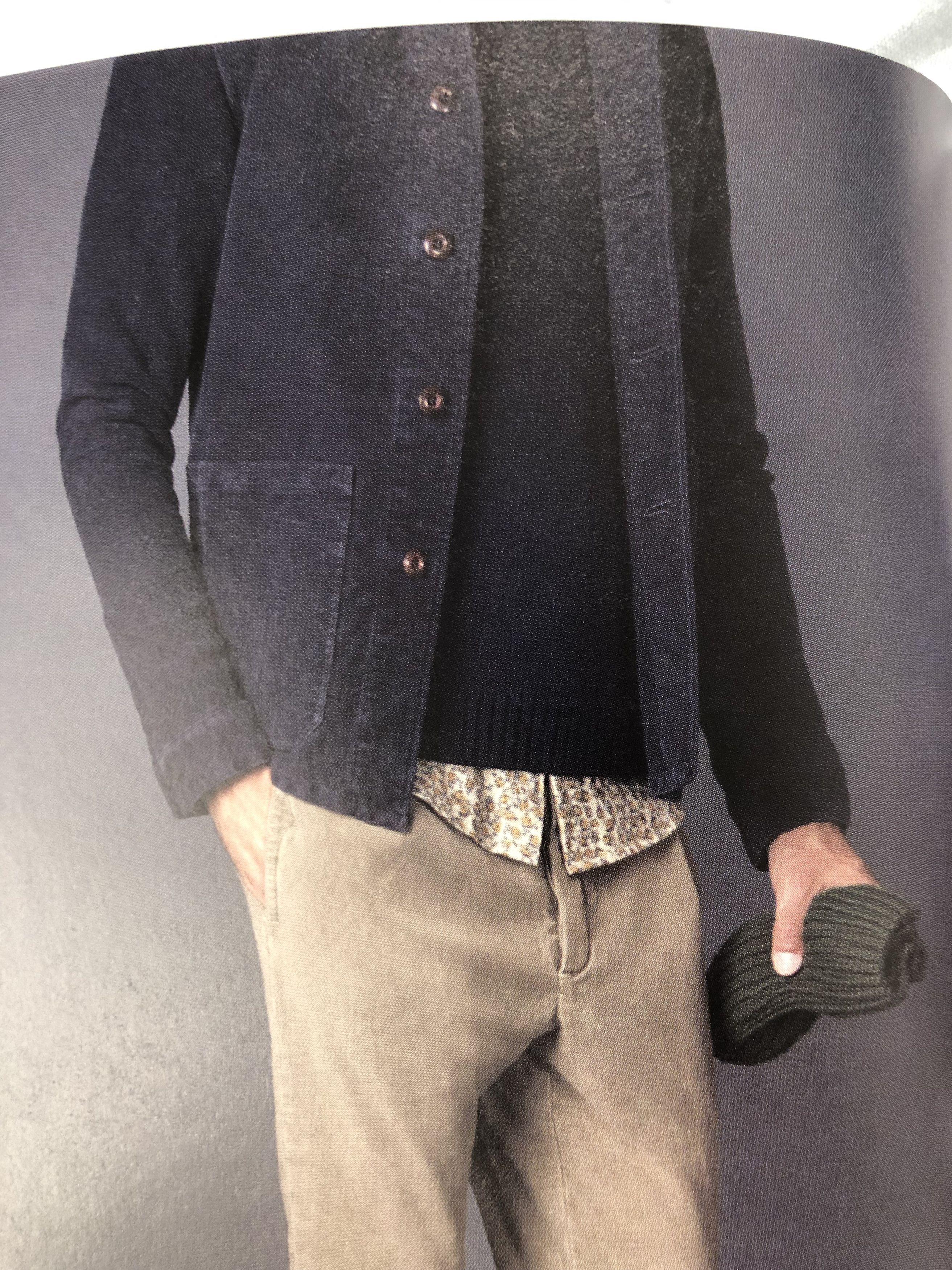 Slowear MONTEDORO Italy Incotex Slowear Giacca Uomo Moleskine Jacket Size US S / EU 44-46 / 1 - 5 Thumbnail