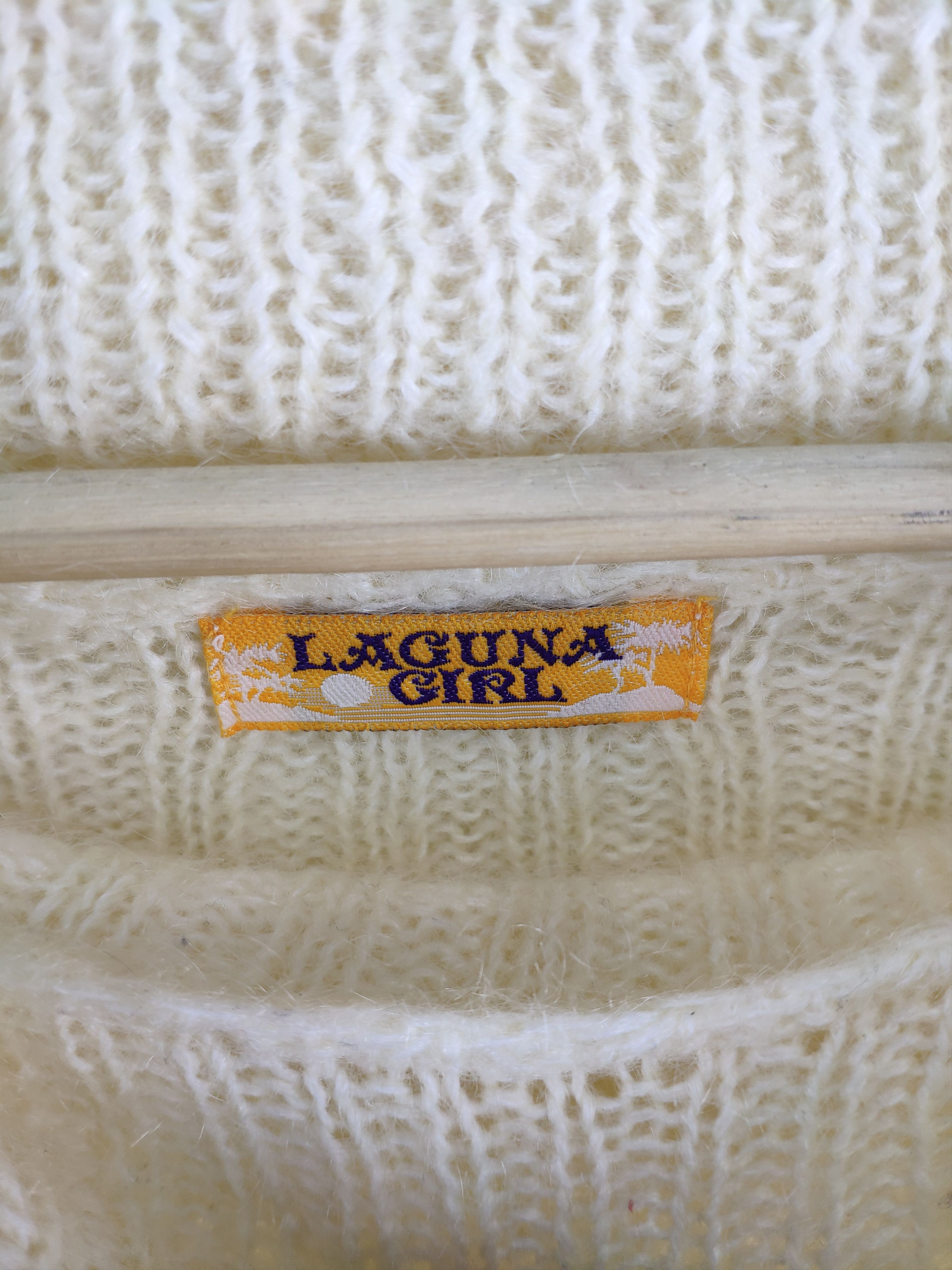 Aran Isles Knitwear × Designer × Vintage Vintage Raf Simon Style Wool Mohair Sweater Turtle Neck Size XS / US 0-2 / IT 36-38 - 3 Thumbnail