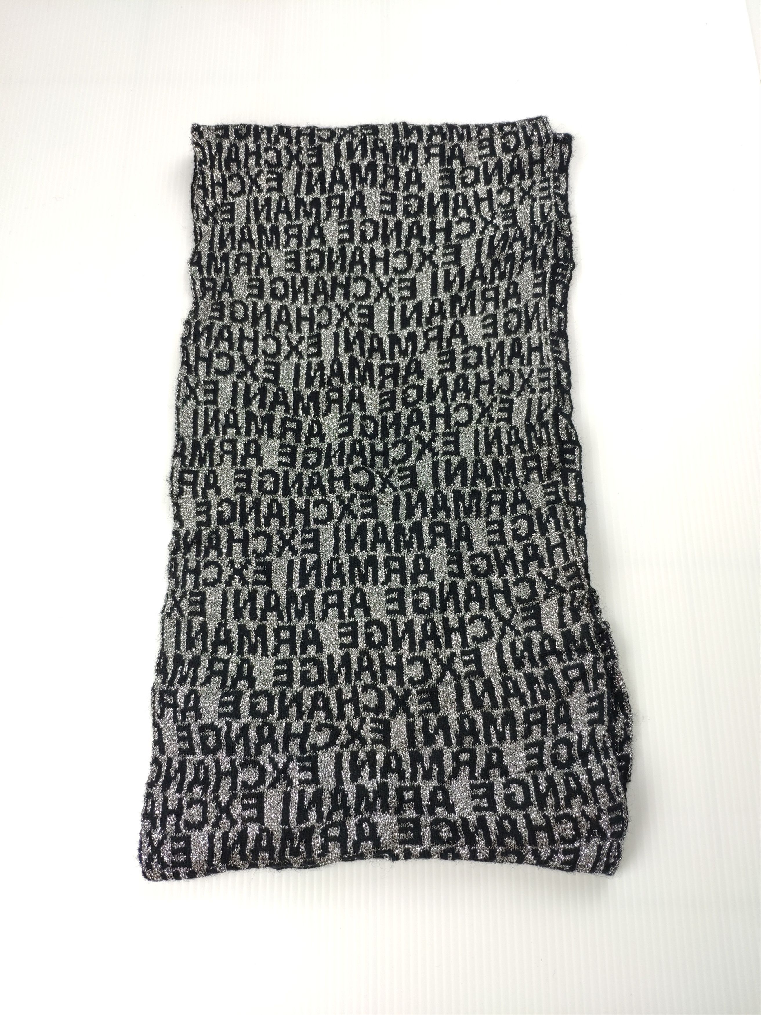 Armani Exchange Steal 💥 Armani Exchange Monogram scarf muffler Size ONE SIZE - 4 Thumbnail