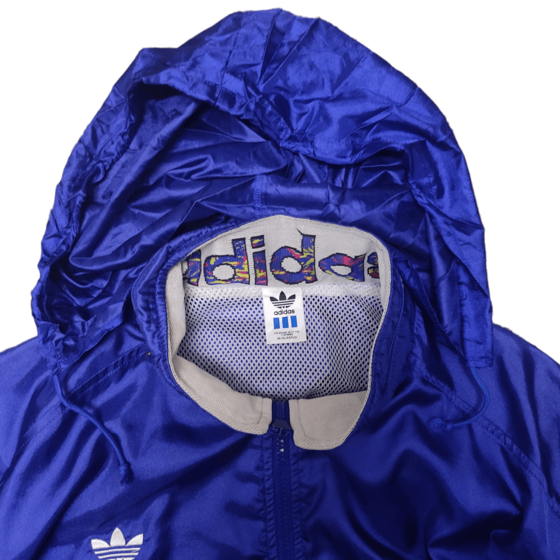 Adidas Vintage 90's Adidas Trefoil Jacket Blue Size US L / EU 52-54 / 3 - 11 Thumbnail