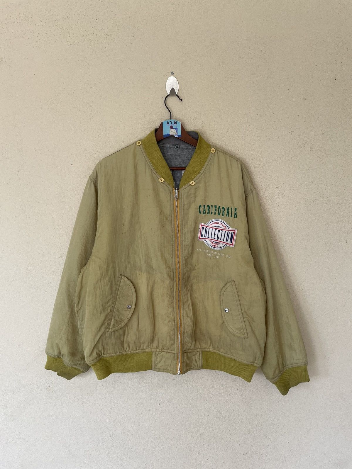Vintage VINTAGE CHANDOLER FOR MEN REVERSIBLE BOMBER Size US L / EU 52-54 / 3 - 8 Thumbnail