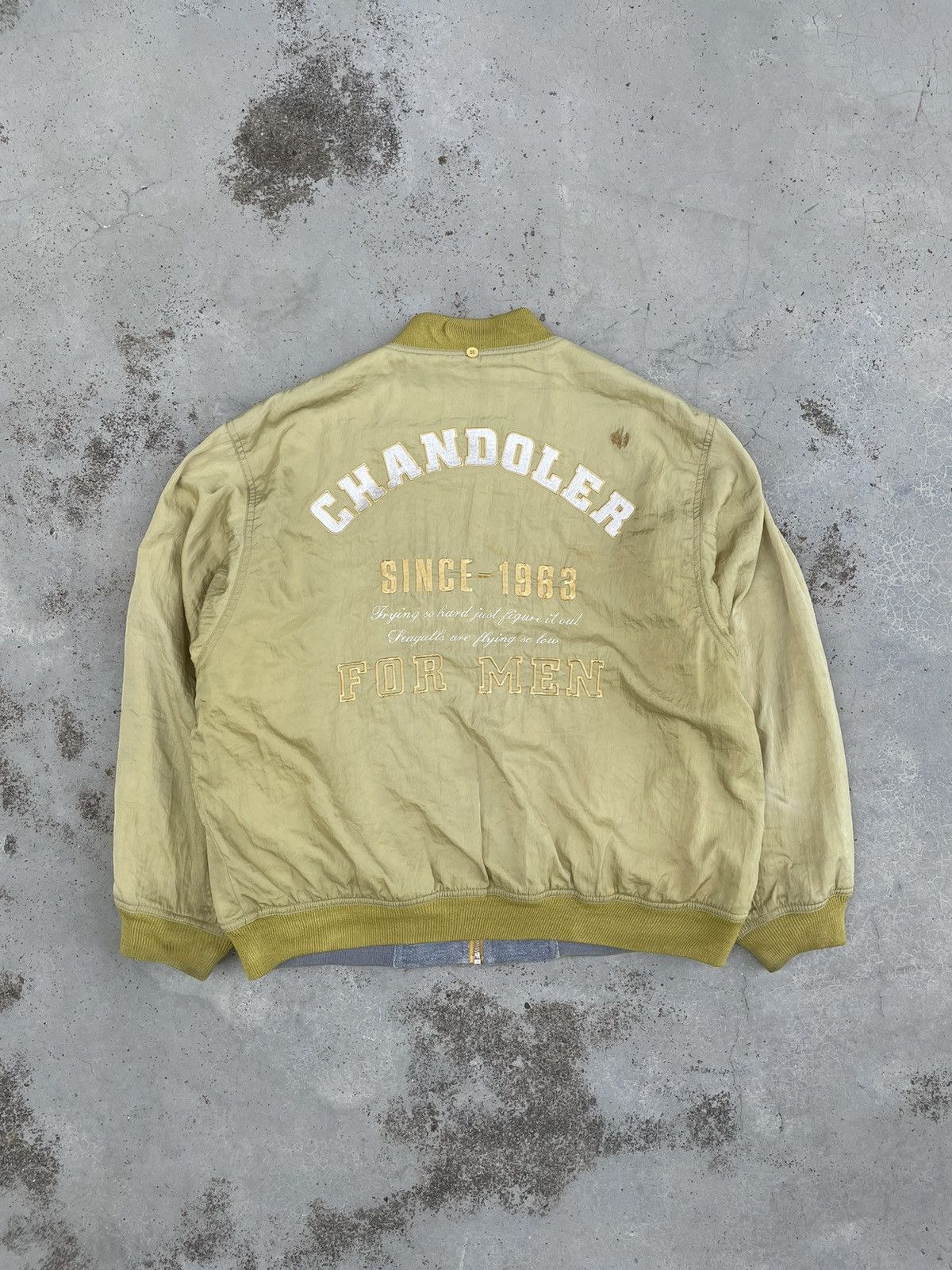 Vintage VINTAGE CHANDOLER FOR MEN REVERSIBLE BOMBER Size US L / EU 52-54 / 3 - 1 Thumbnail