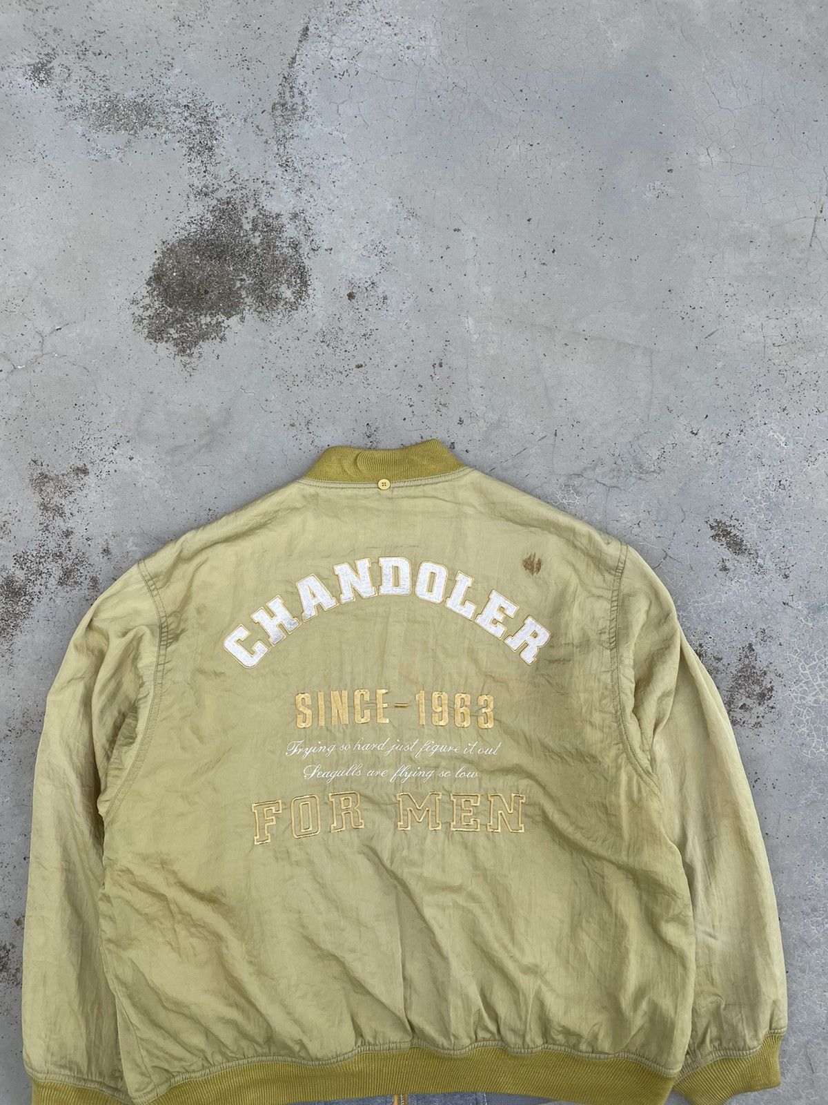 Vintage VINTAGE CHANDOLER FOR MEN REVERSIBLE BOMBER Size US L / EU 52-54 / 3 - 4 Thumbnail