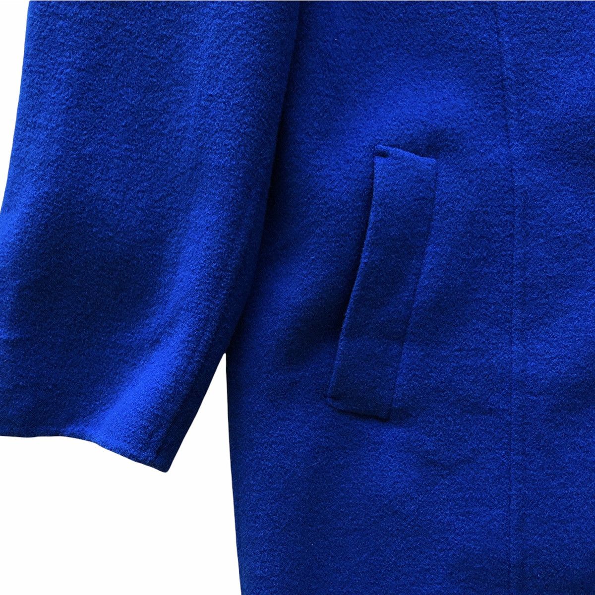 Japanese Brand Vintage 80's Double Breasted Coat Blue Colour by Ratycue Size L / US 10 / IT 46 - 10 Thumbnail