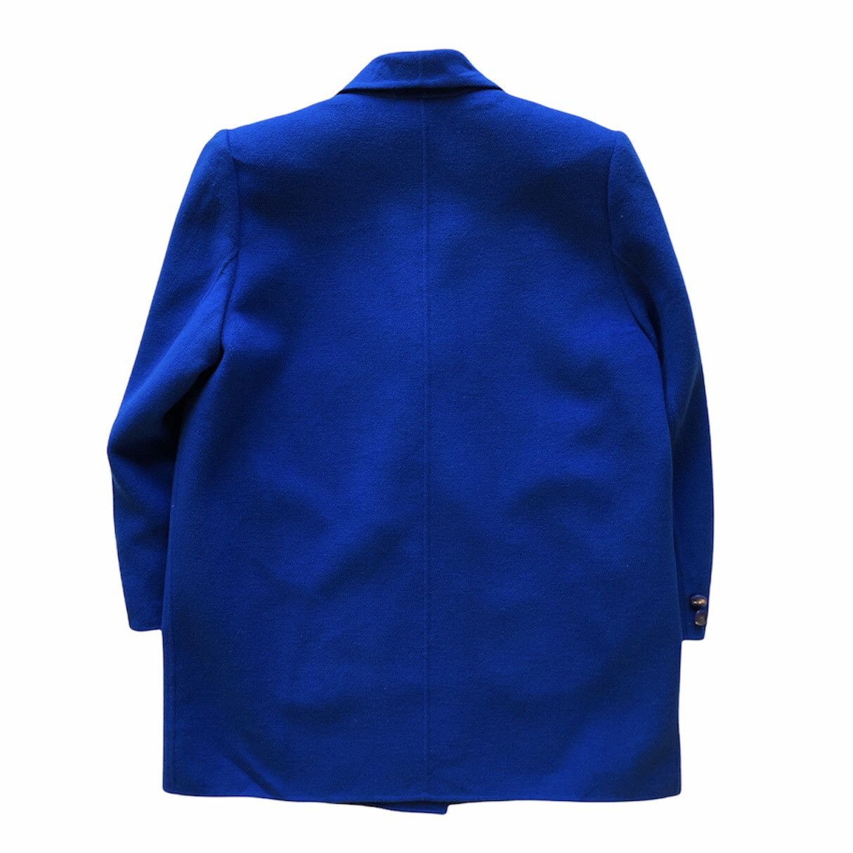 Japanese Brand Vintage 80's Double Breasted Coat Blue Colour by Ratycue Size L / US 10 / IT 46 - 5 Thumbnail