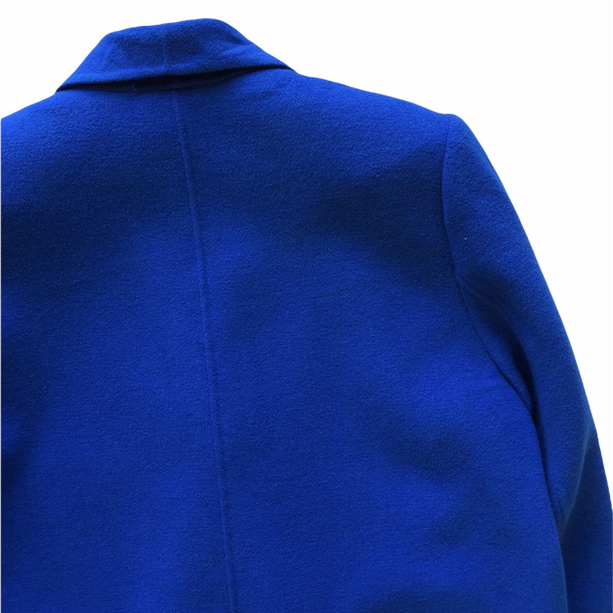 Japanese Brand Vintage 80's Double Breasted Coat Blue Colour by Ratycue Size L / US 10 / IT 46 - 6 Thumbnail