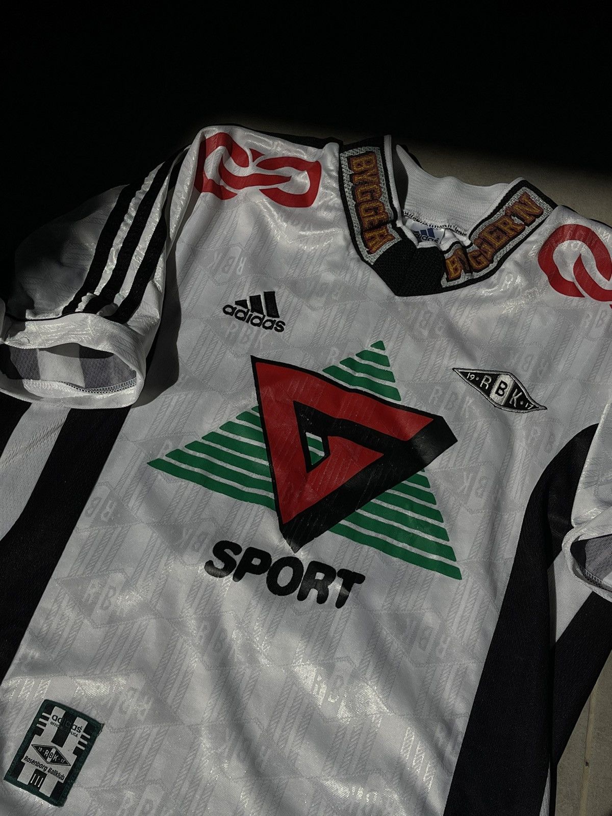 Adidas 90’s Adidas RBK rosenborg vintage rare soccer jersey Size US S / EU 44-46 / 1 - 6 Thumbnail