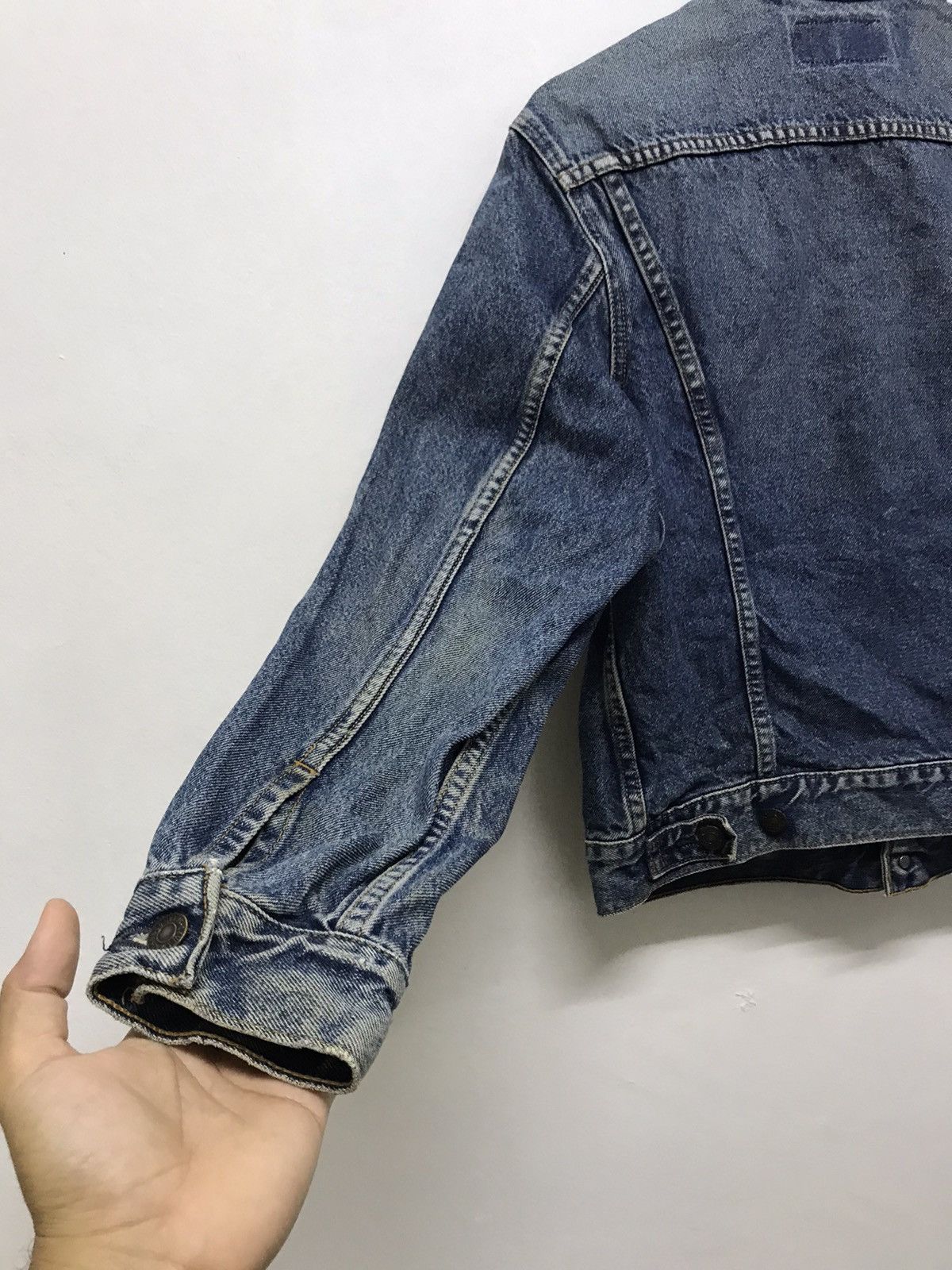 Levi's Vintage Levis Distressed Trucker Jackets Size US S / EU 44-46 / 1 - 9 Thumbnail
