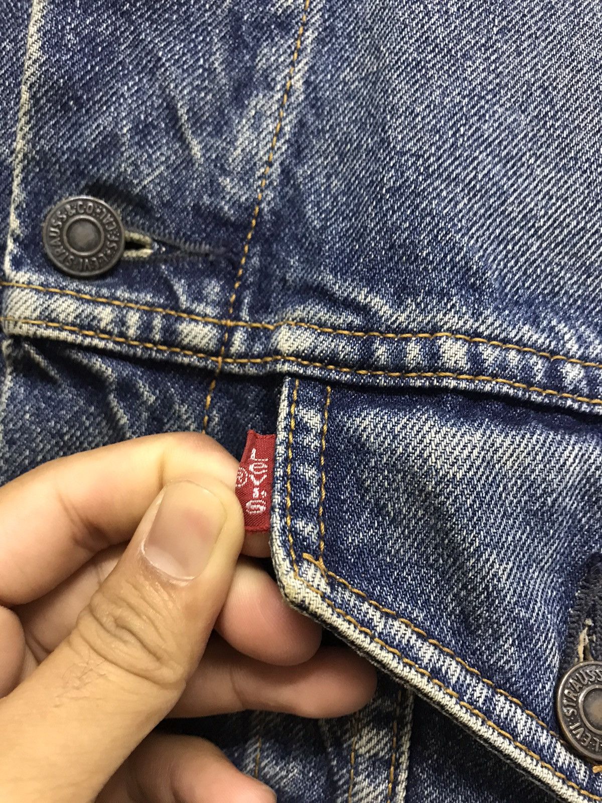 Levi's Vintage Levis Distressed Trucker Jackets Size US S / EU 44-46 / 1 - 7 Thumbnail