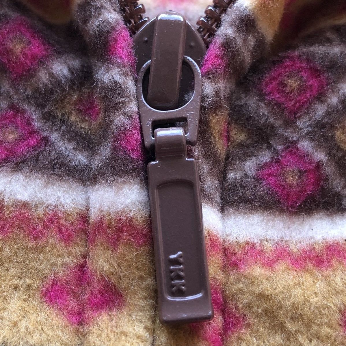Japanese Brand Navajo Native Multicolor Fleece Sweater Zipper by IGNI Size US S / EU 44-46 / 1 - 11 Thumbnail