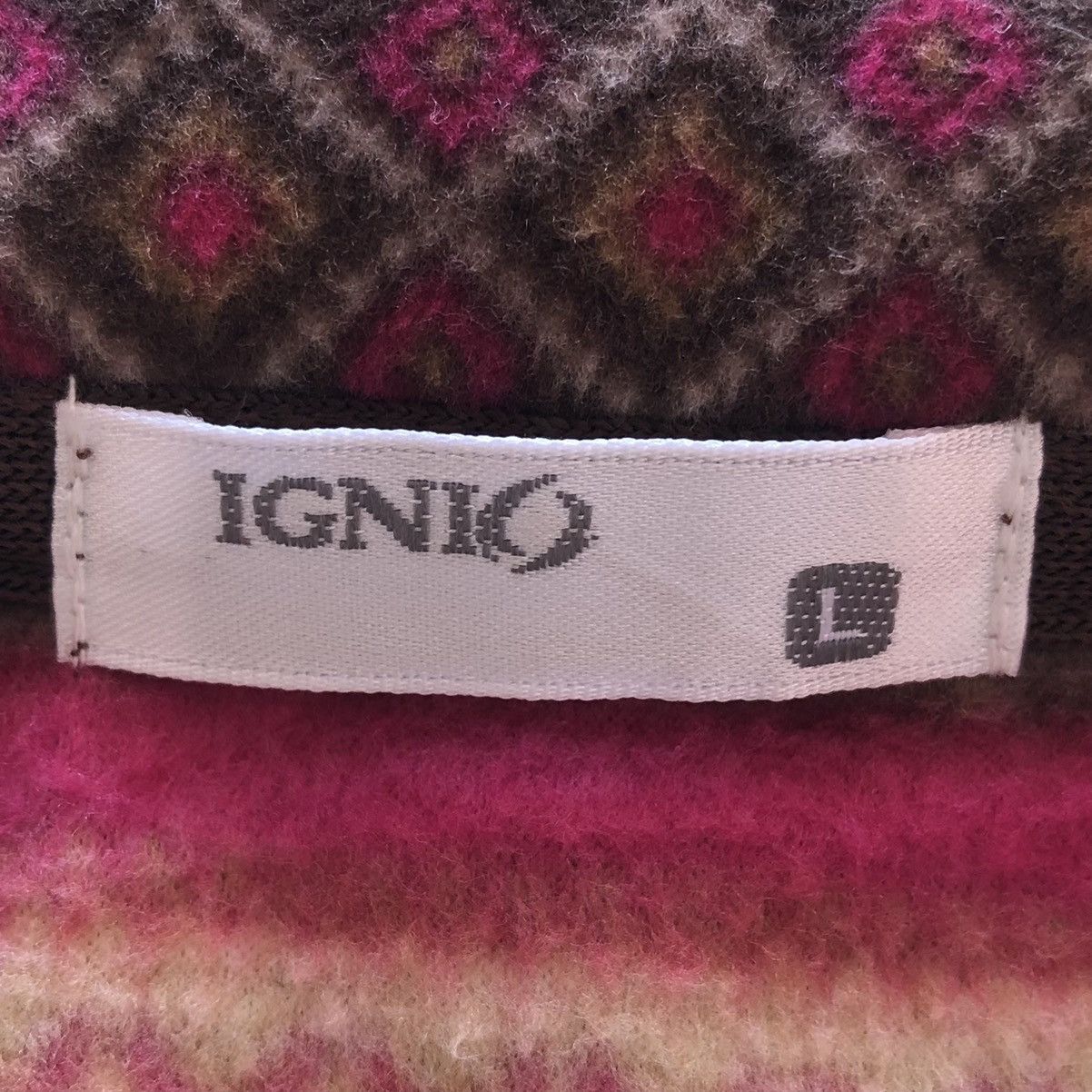 Japanese Brand Navajo Native Multicolor Fleece Sweater Zipper by IGNI Size US S / EU 44-46 / 1 - 12 Thumbnail