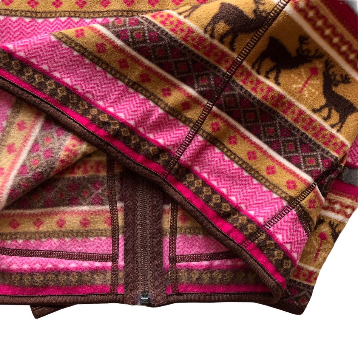 Japanese Brand Navajo Native Multicolor Fleece Sweater Zipper by IGNI Size US S / EU 44-46 / 1 - 9 Thumbnail