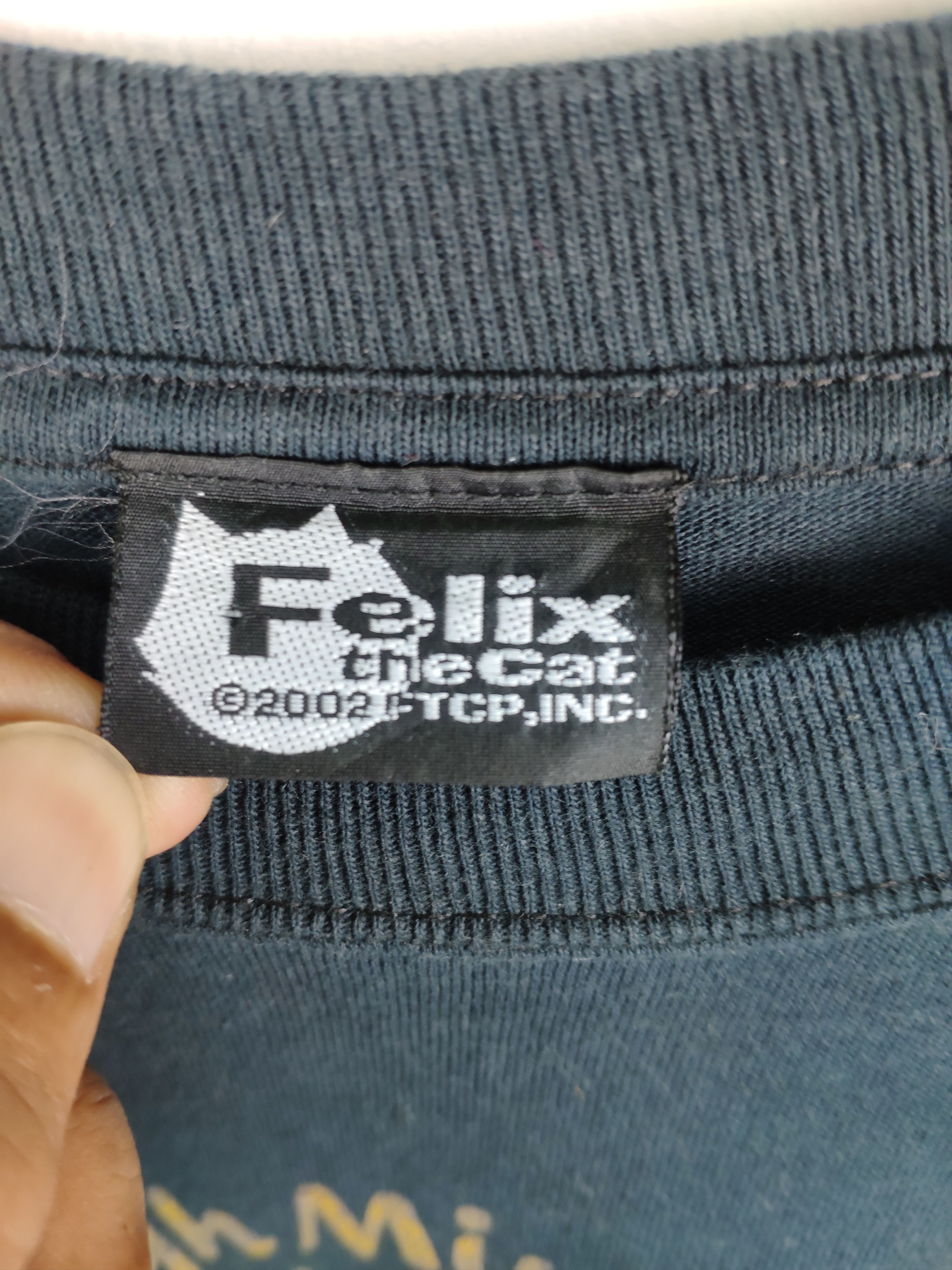 Cartoon Network × Vintage Steal 💥 Vintage Felix The Cat Tee Copyright 2002 Size US S / EU 44-46 / 1 - 3 Thumbnail