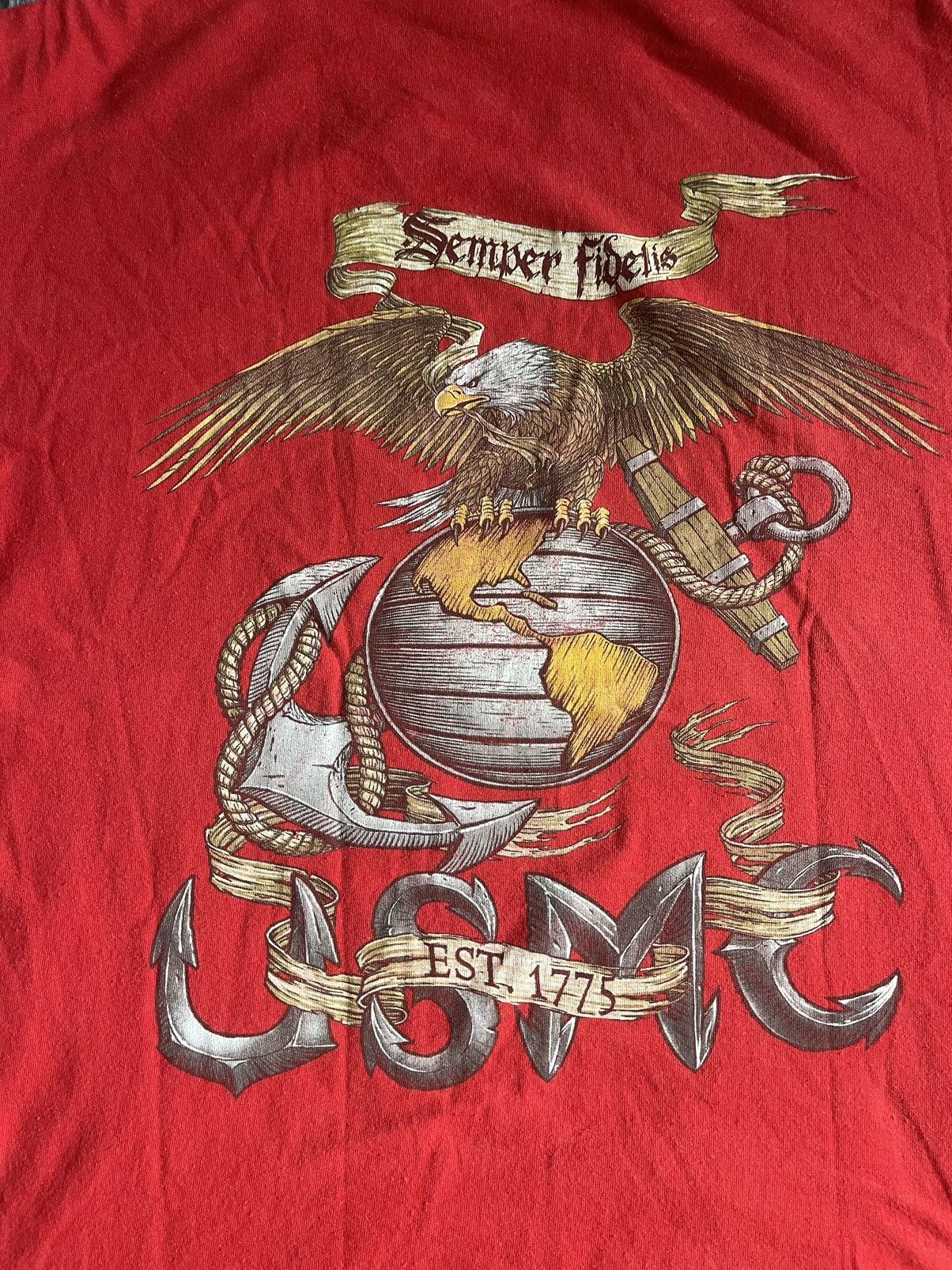 Vintage 🇺🇸 United States Marine Corps 00s military Semper Fidelis Size US L / EU 52-54 / 3 - 6 Thumbnail