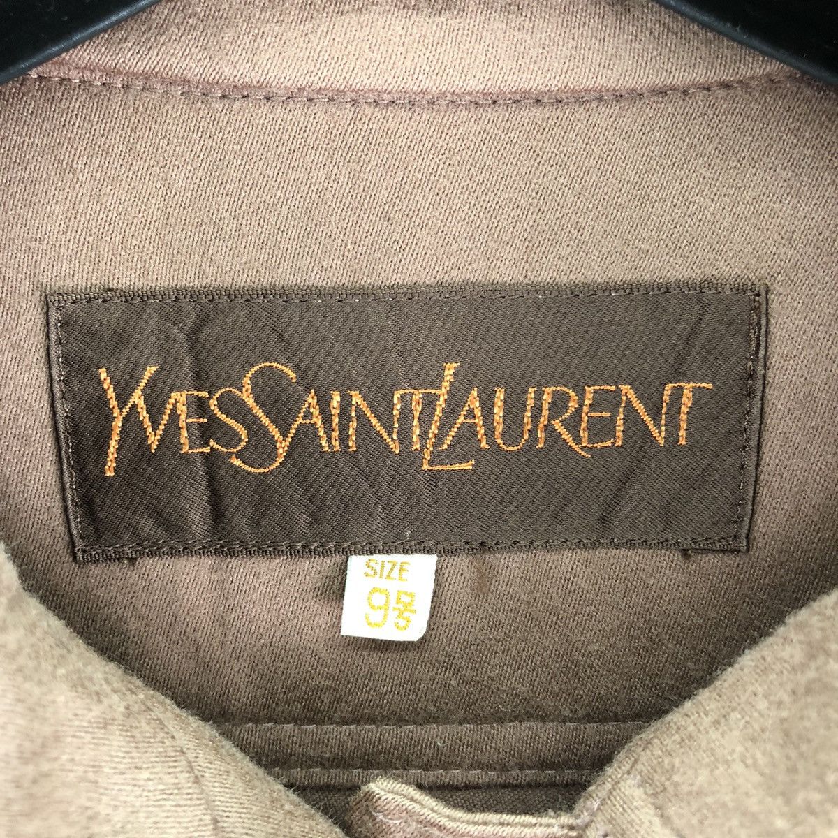 Yves Saint Laurent Vintage 80's Yves Saint Laurent Ladies Gabardine Blouse Size S / US 4 / IT 40 - 11 Thumbnail