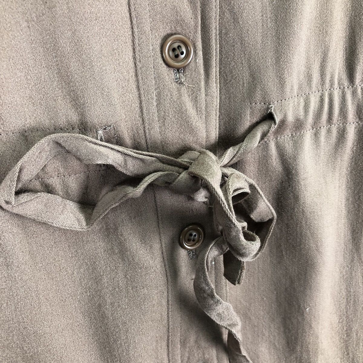 Yves Saint Laurent Vintage 80's Yves Saint Laurent Ladies Gabardine Blouse Size S / US 4 / IT 40 - 7 Thumbnail