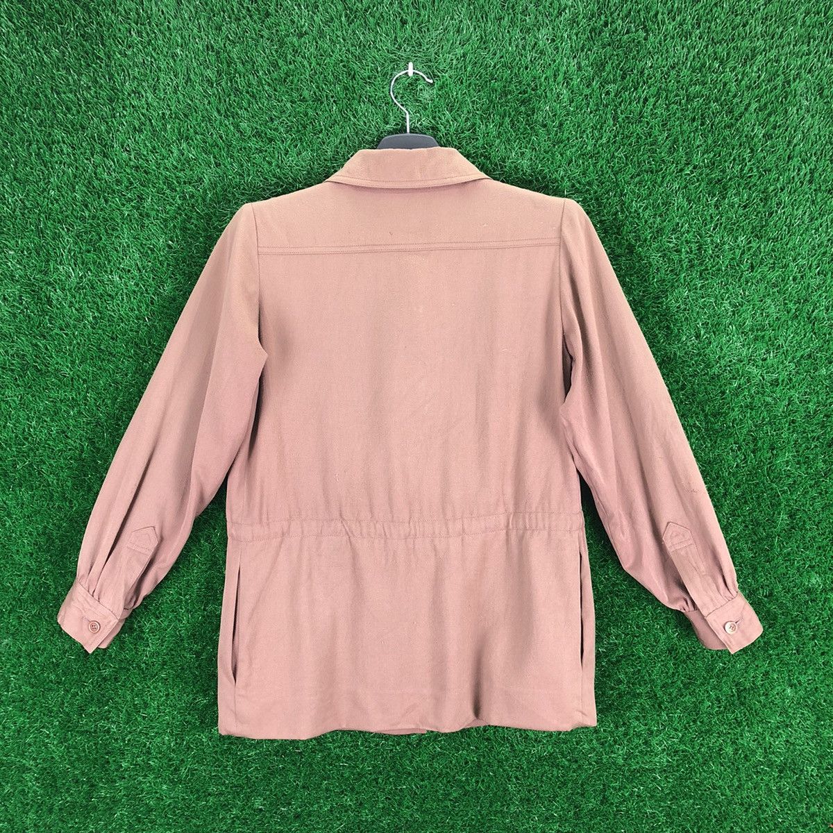 Yves Saint Laurent Vintage 80's Yves Saint Laurent Ladies Gabardine Blouse Size S / US 4 / IT 40 - 4 Thumbnail