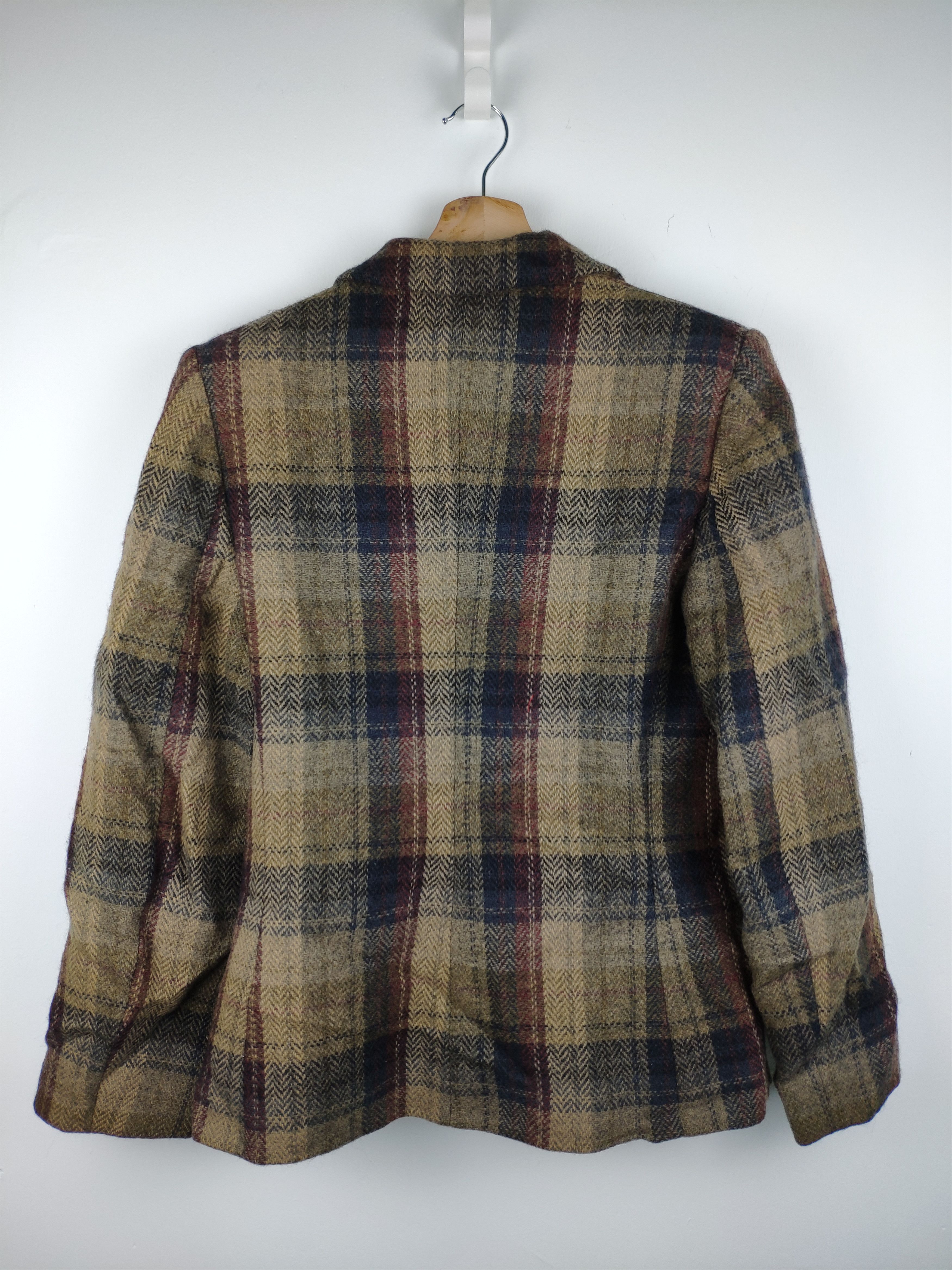 Max Mara × Weekend Max Mara Max Mara Weekend Wool Blazer Shadow Plaid Size S / US 4 / IT 40 - 8 Thumbnail