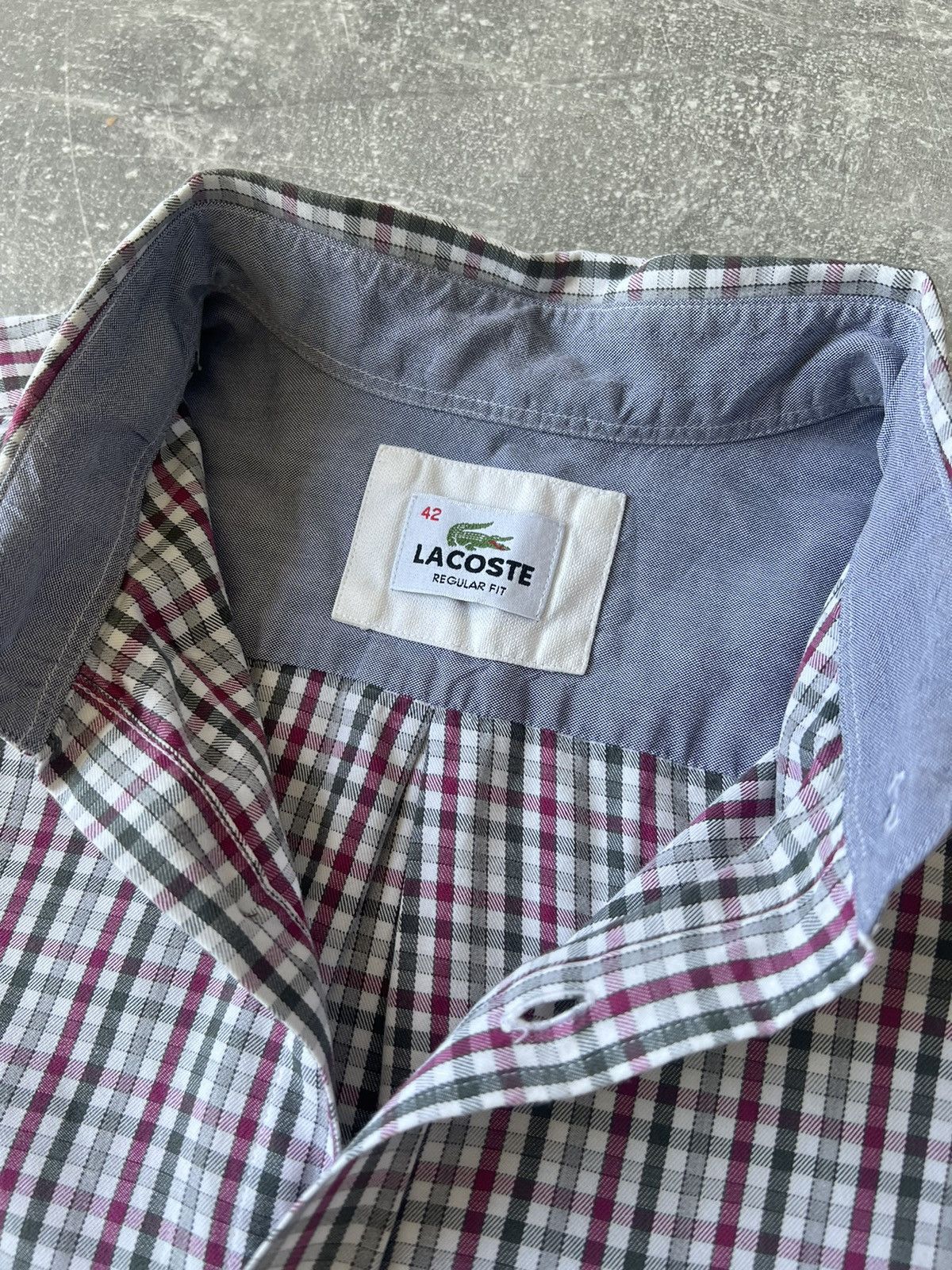 Lacoste Vintage Lacoste Long Sleeve Shirt Size M - L 42 Size US L / EU 52-54 / 3 - 5 Thumbnail