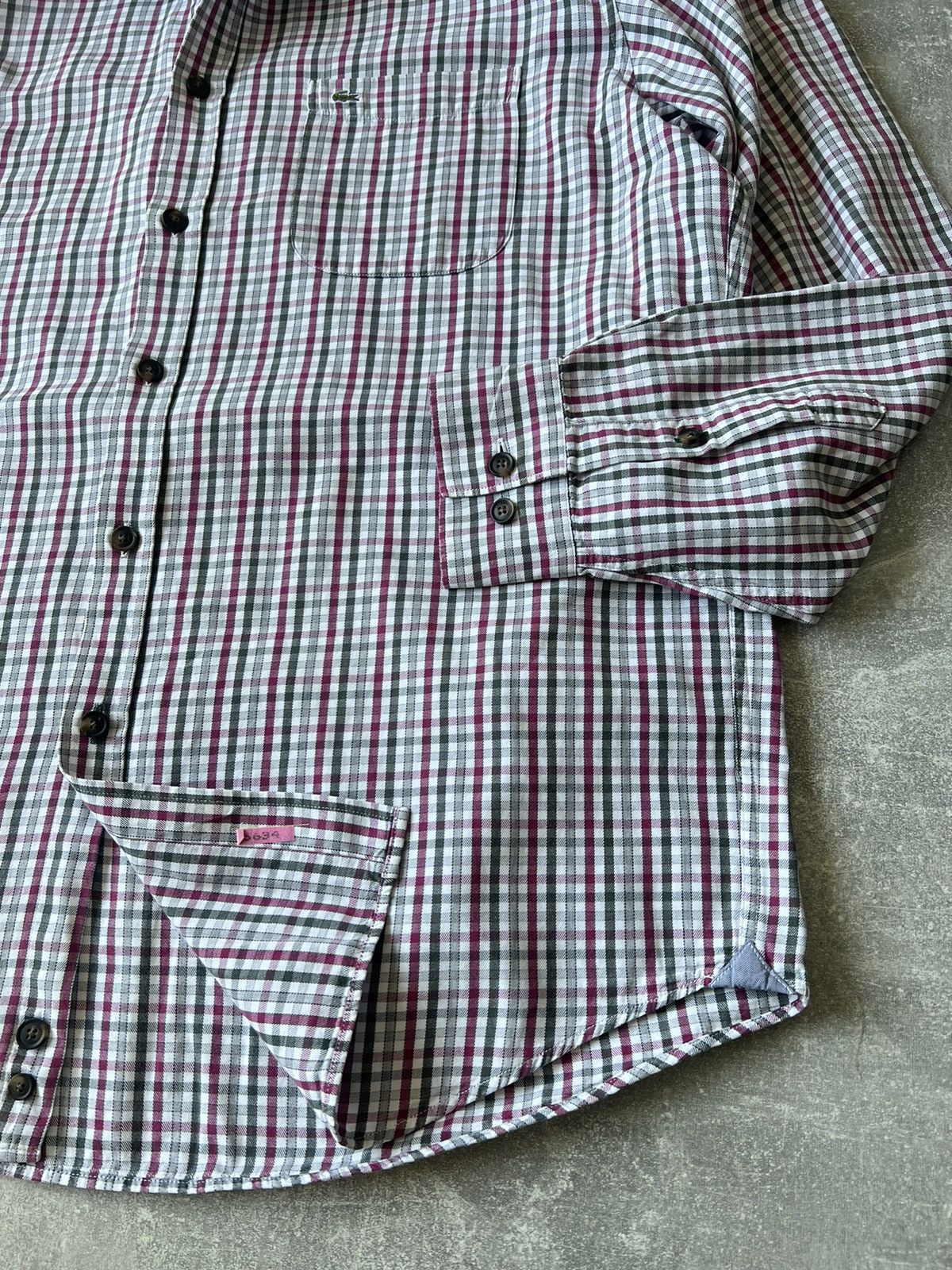 Lacoste Vintage Lacoste Long Sleeve Shirt Size M - L 42 Size US L / EU 52-54 / 3 - 4 Thumbnail