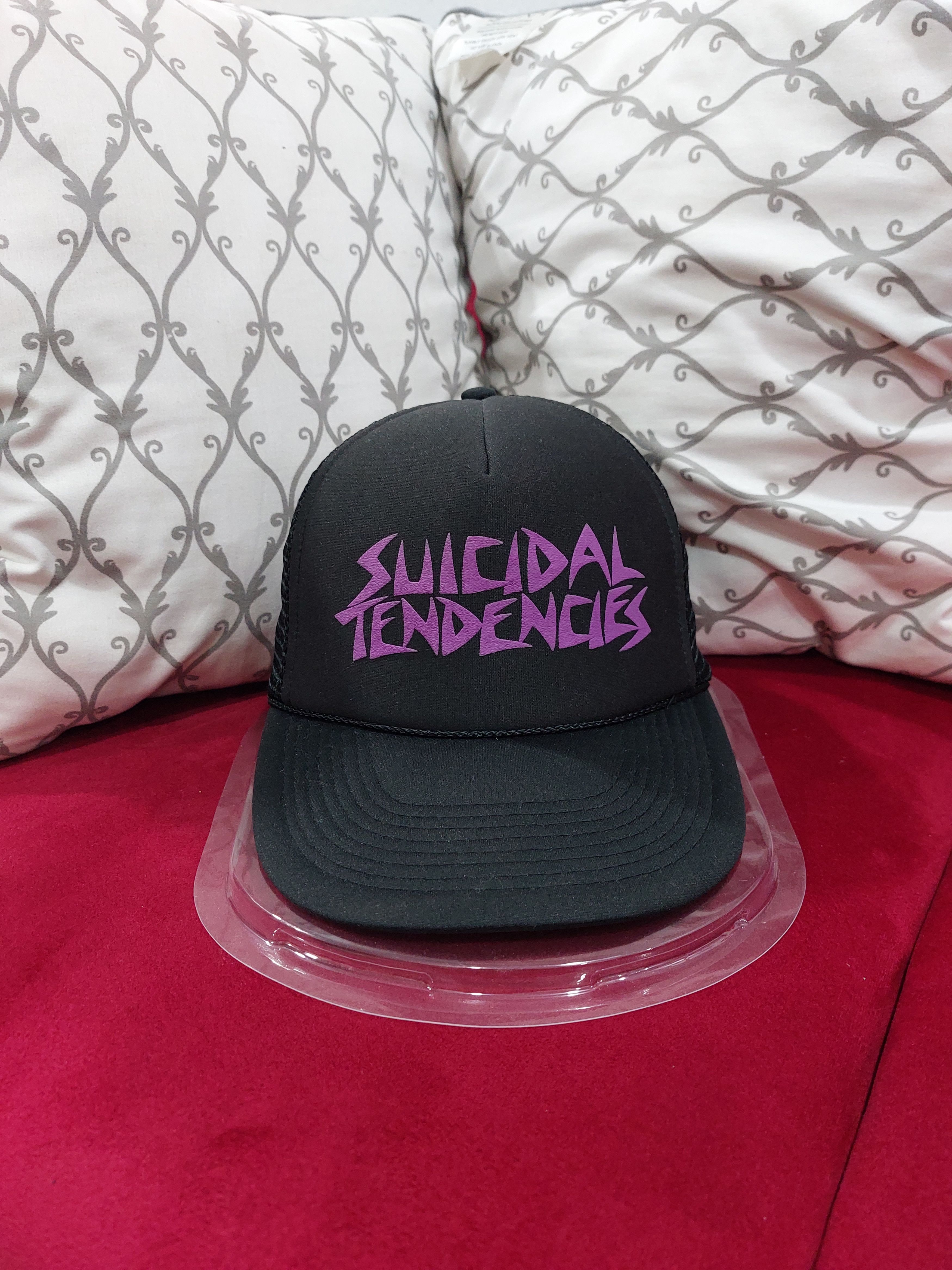 Band Tees 💥SUICIDAL TENDENCIES Trucker Hat Nice Vintage Condition Size ONE SIZE - 1 Thumbnail