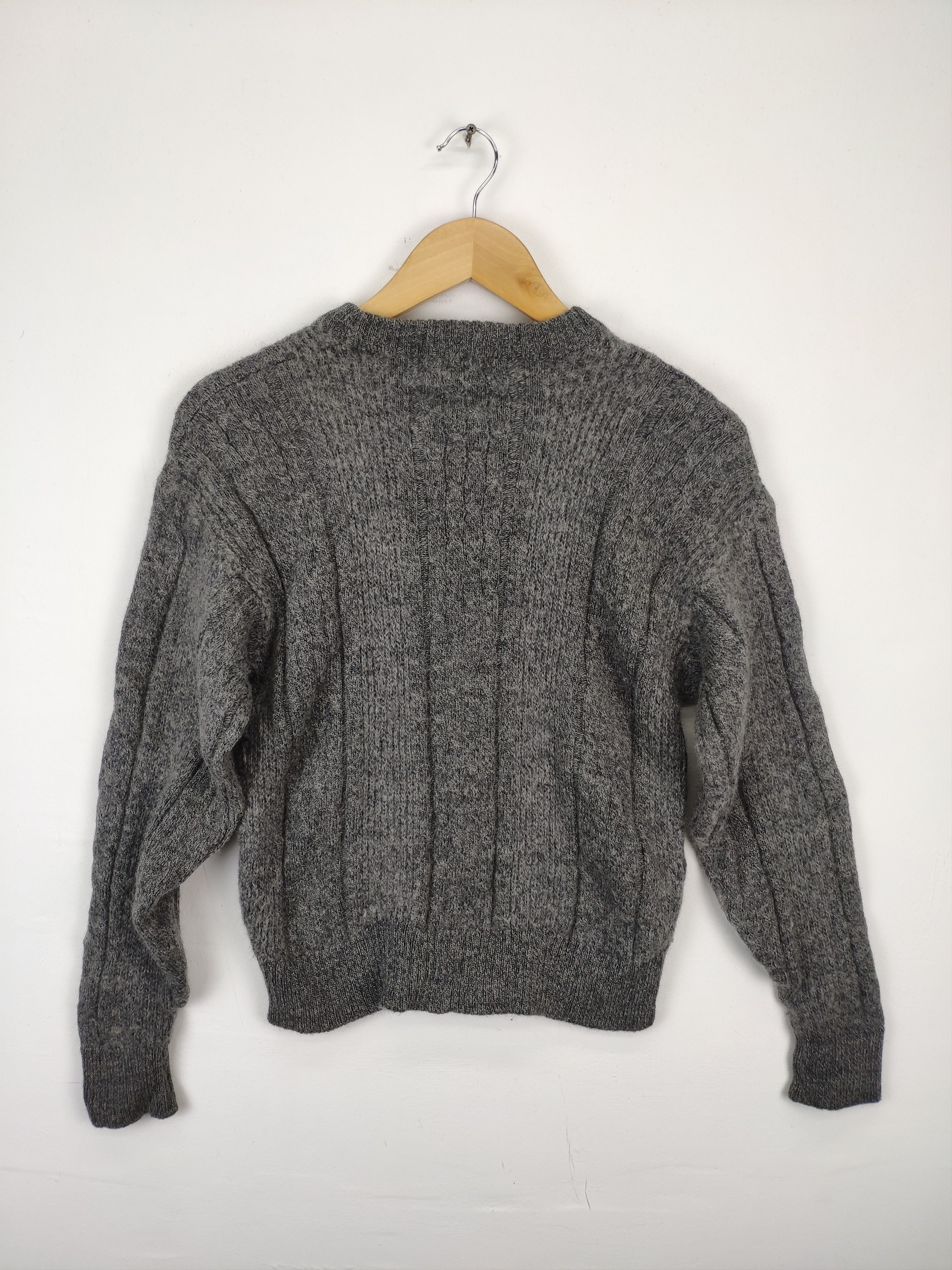 Aran Isles Knitwear × Japanese Brand Vintage Wool Knit Sweater Mohair Style Size US S / EU 44-46 / 1 - 2 Thumbnail