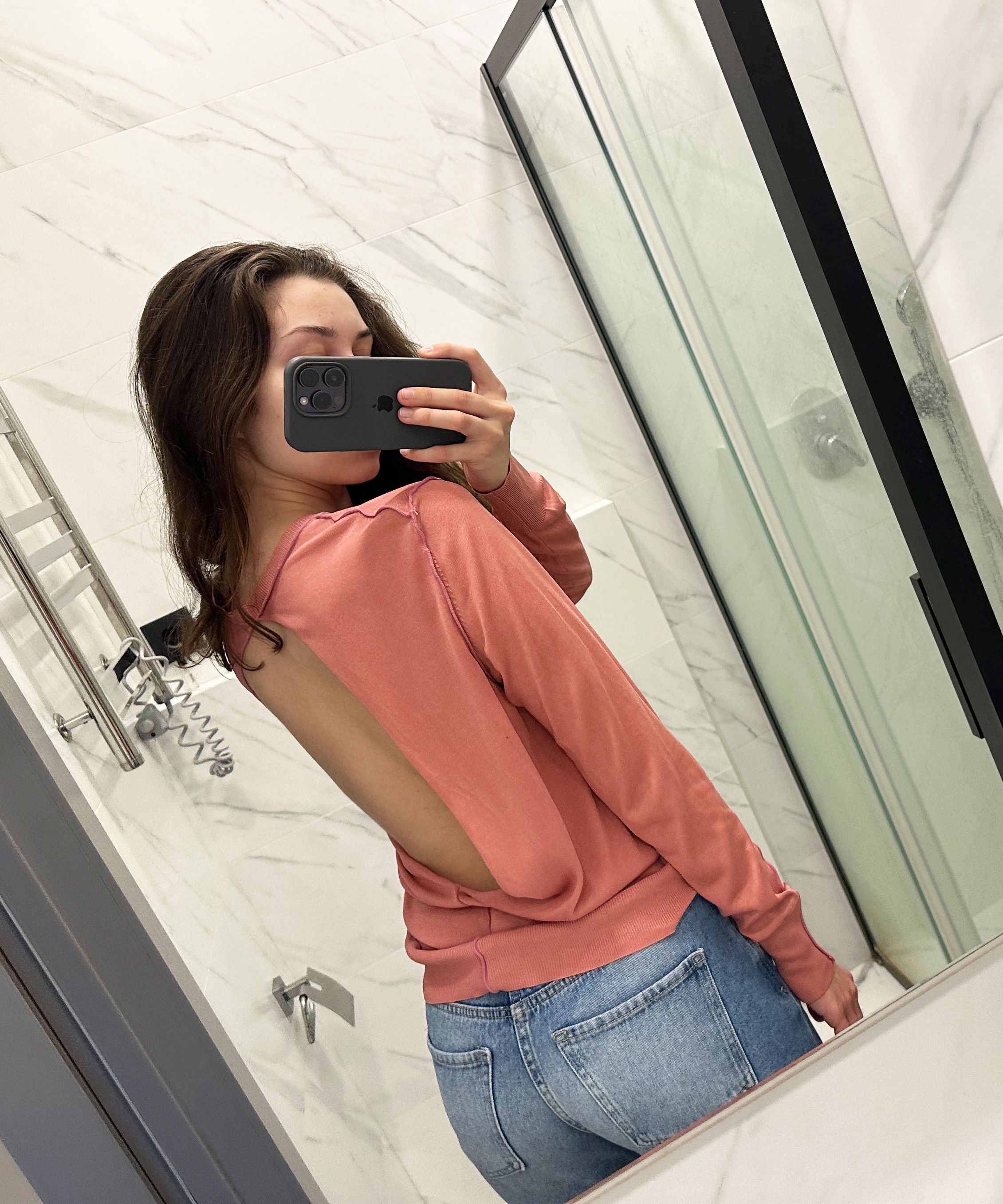 Acne Studios Acne Studios Sweater Silk Back Slit Jumper Silk PSS13 M Size M / US 6-8 / IT 42-44 - 2 Thumbnail