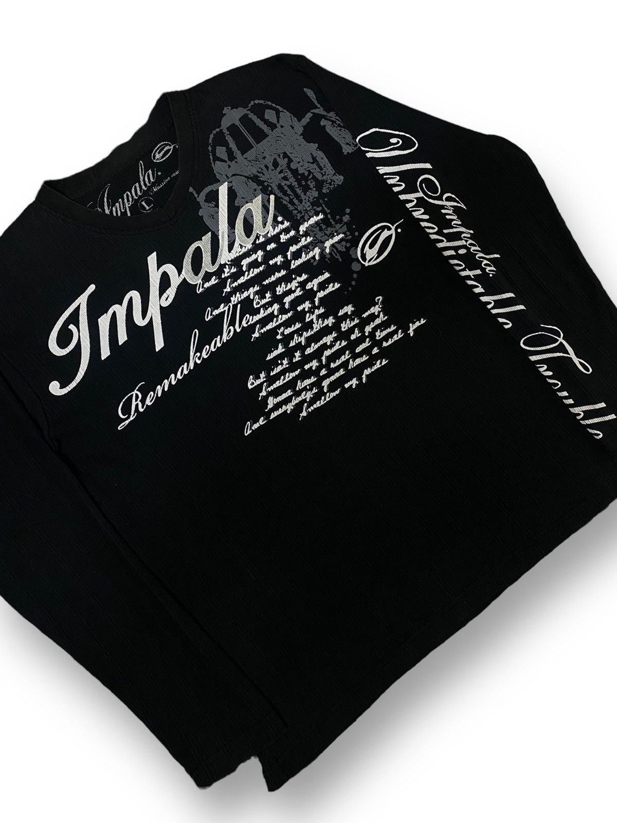 Hysteric Glamour Streetwear IMPALA Brand Quotes Massive Evidence Conflict Size US L / EU 52-54 / 3 - 3 Thumbnail