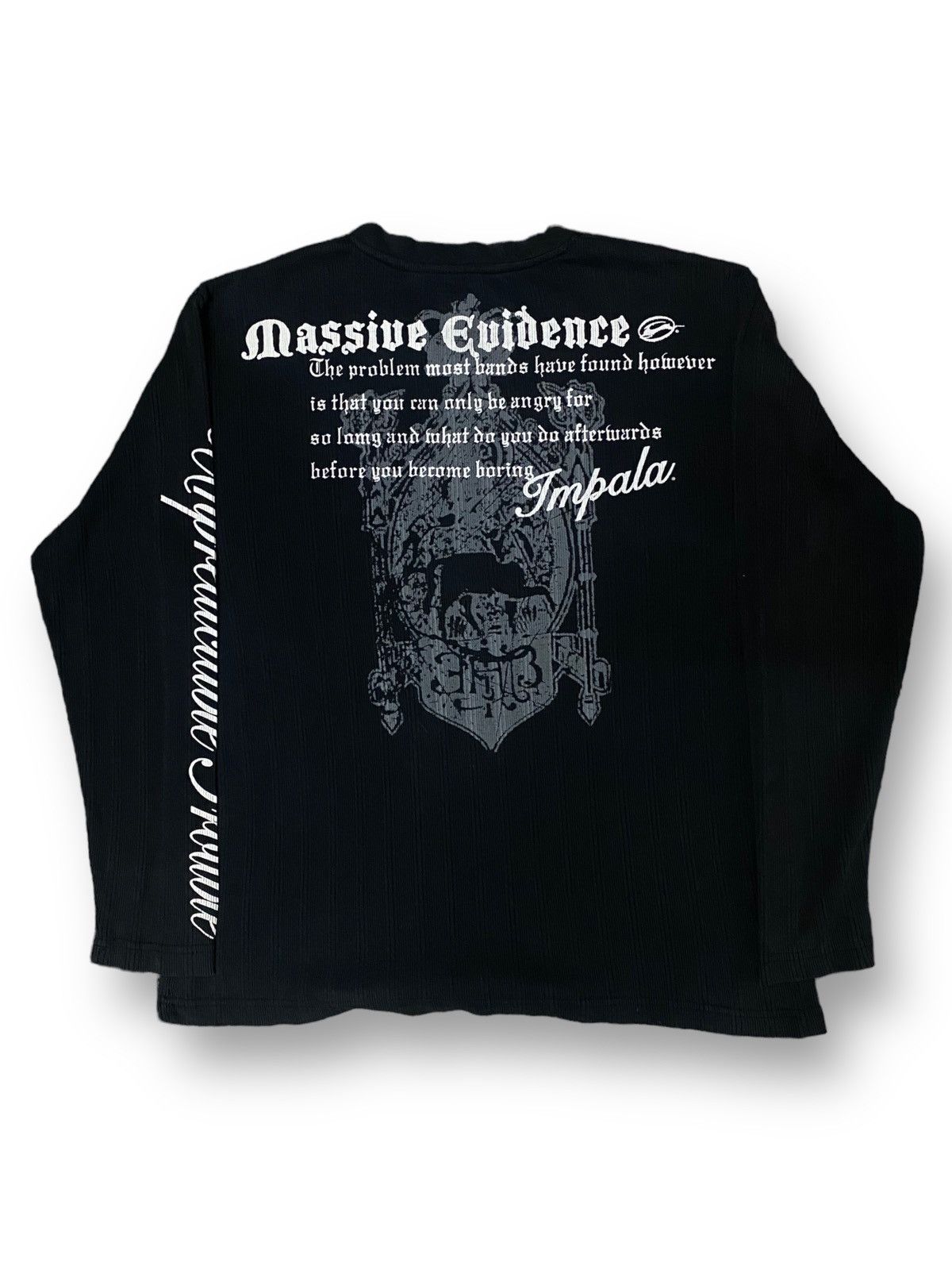 Hysteric Glamour Streetwear IMPALA Brand Quotes Massive Evidence Conflict Size US L / EU 52-54 / 3 - 4 Thumbnail
