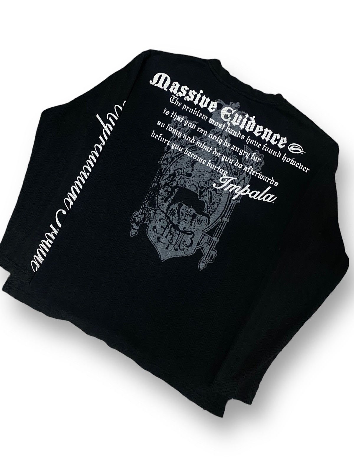 Hysteric Glamour Streetwear IMPALA Brand Quotes Massive Evidence Conflict Size US L / EU 52-54 / 3 - 5 Thumbnail