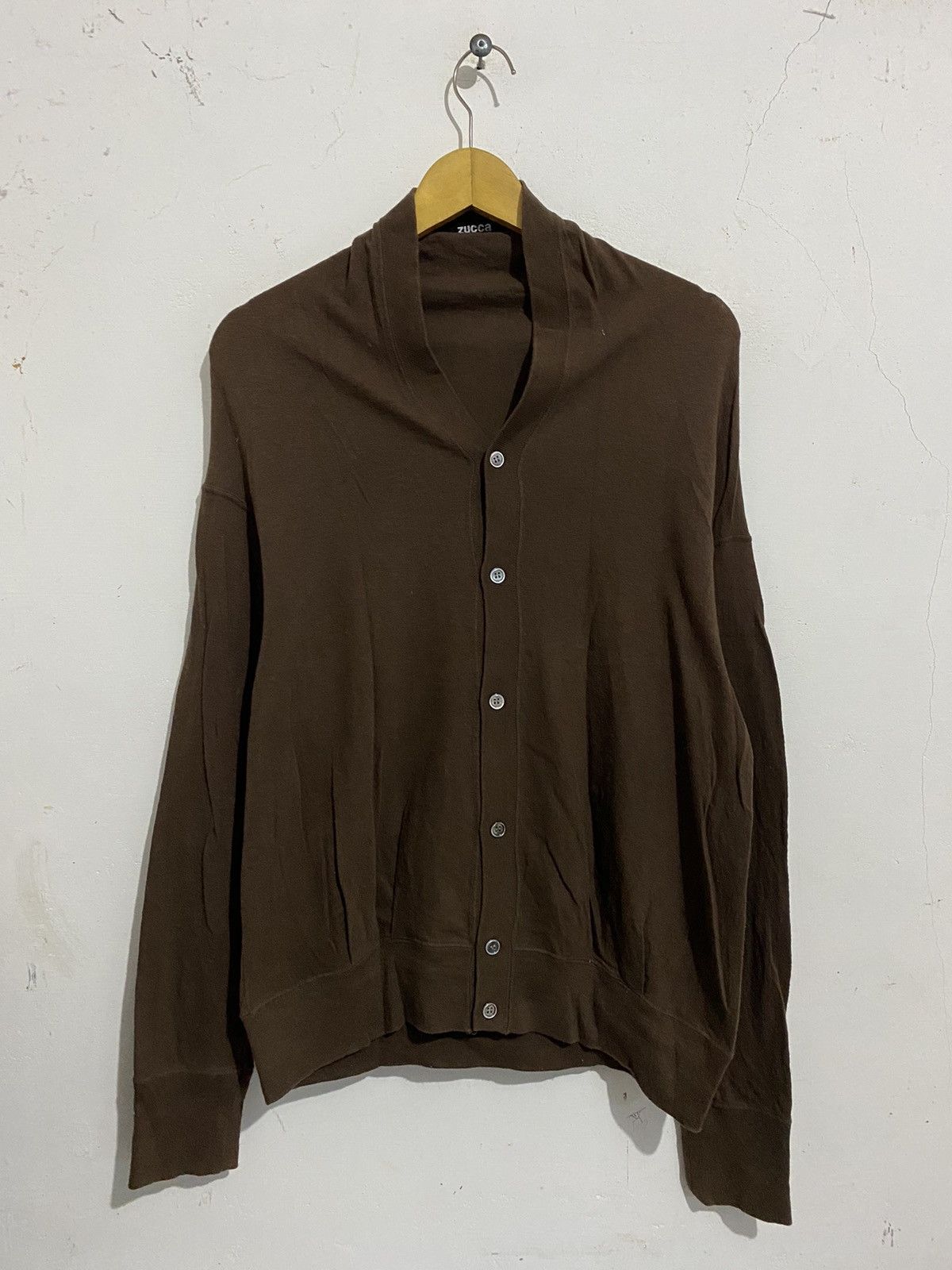 CABANE de ZUCCa 💸BINDINGOFFER💸Zucca IsseyMiyake Cardigan Brown Size US M / EU 48-50 / 2 - 1 Thumbnail
