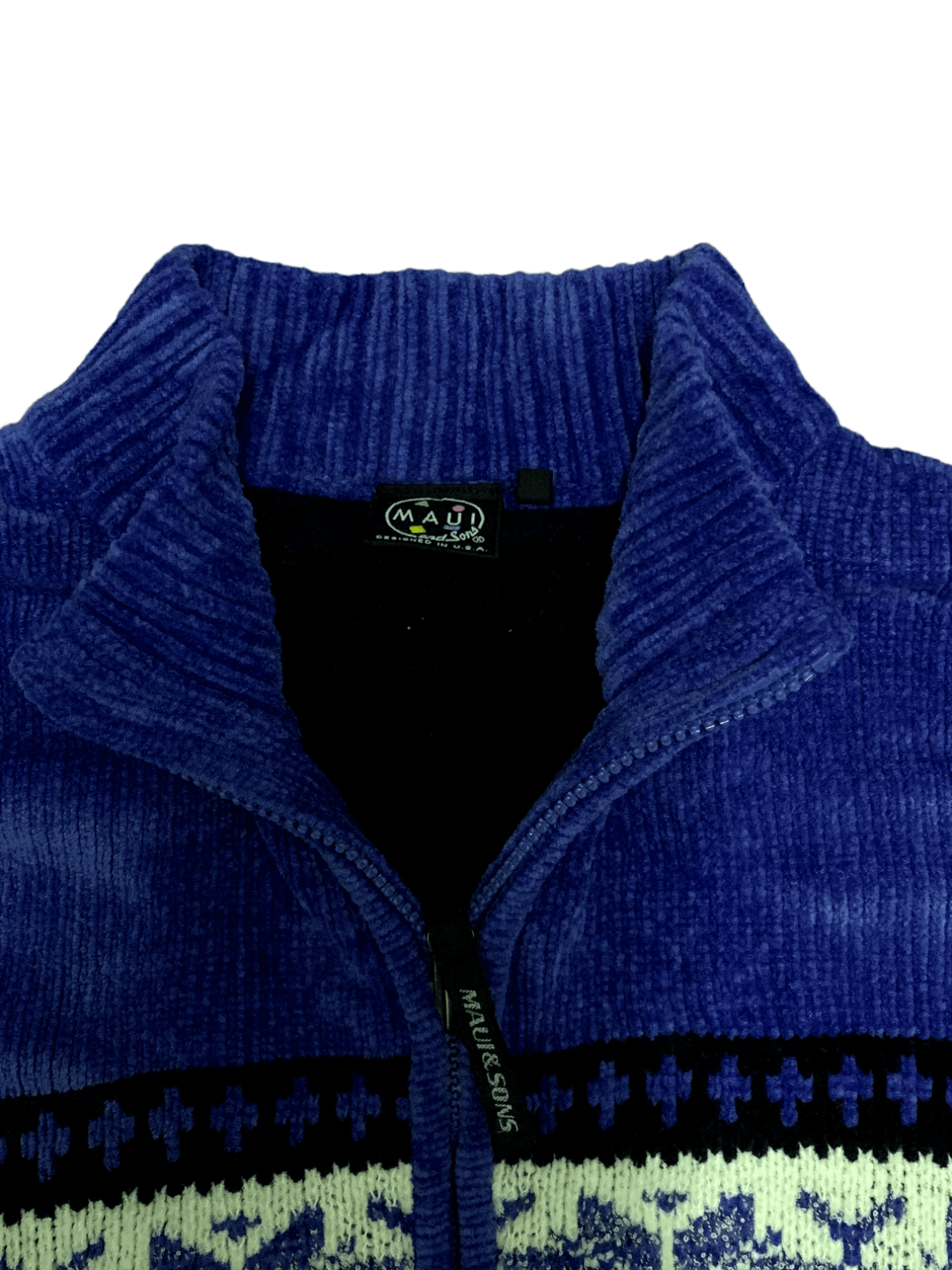 Japanese Brand Hype Maui And Sons Knitted Sweater Zipper Size US M / EU 48-50 / 2 - 4 Thumbnail