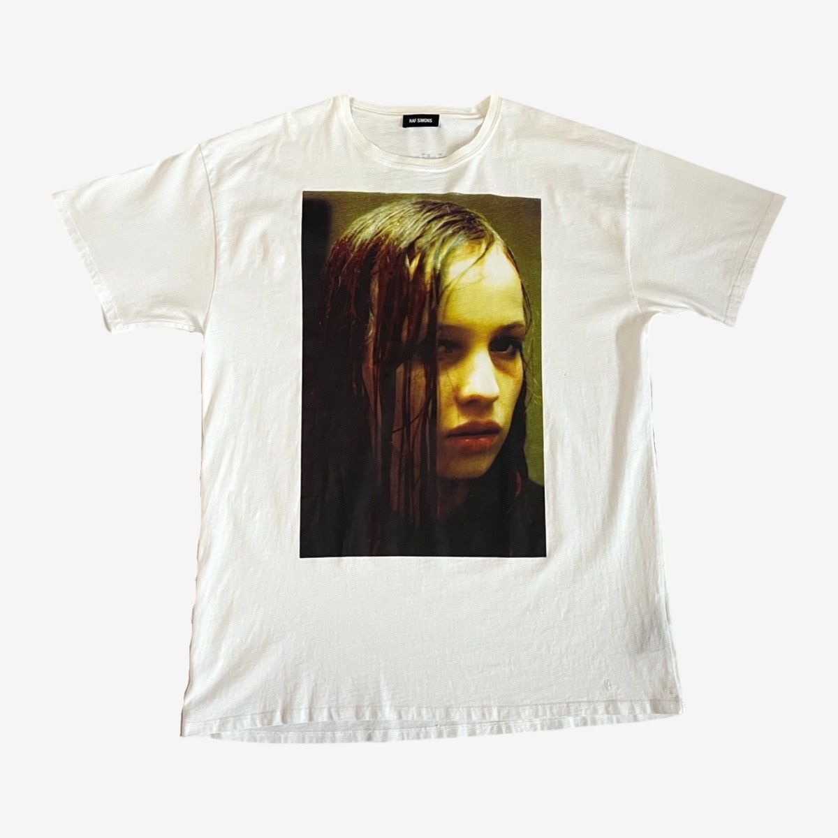 Raf Simons *RARE* Raf Simons AW18 Christiane F white Tshirt Size US L / EU 52-54 / 3 - 3 Thumbnail