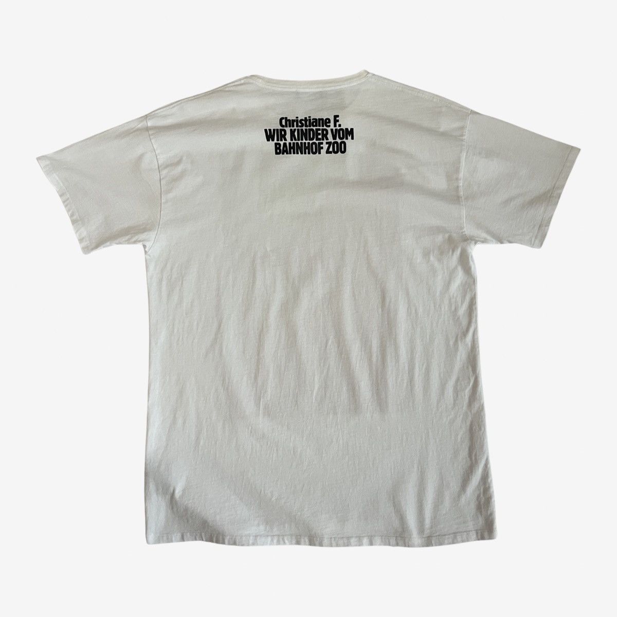Raf Simons *RARE* Raf Simons AW18 Christiane F white Tshirt Size US L / EU 52-54 / 3 - 5 Thumbnail
