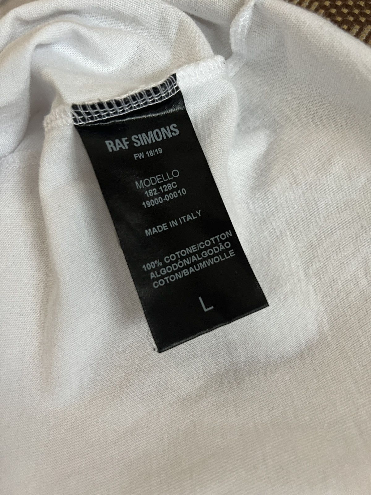 Raf Simons *RARE* Raf Simons AW18 Christiane F white Tshirt Size US L / EU 52-54 / 3 - 7 Thumbnail